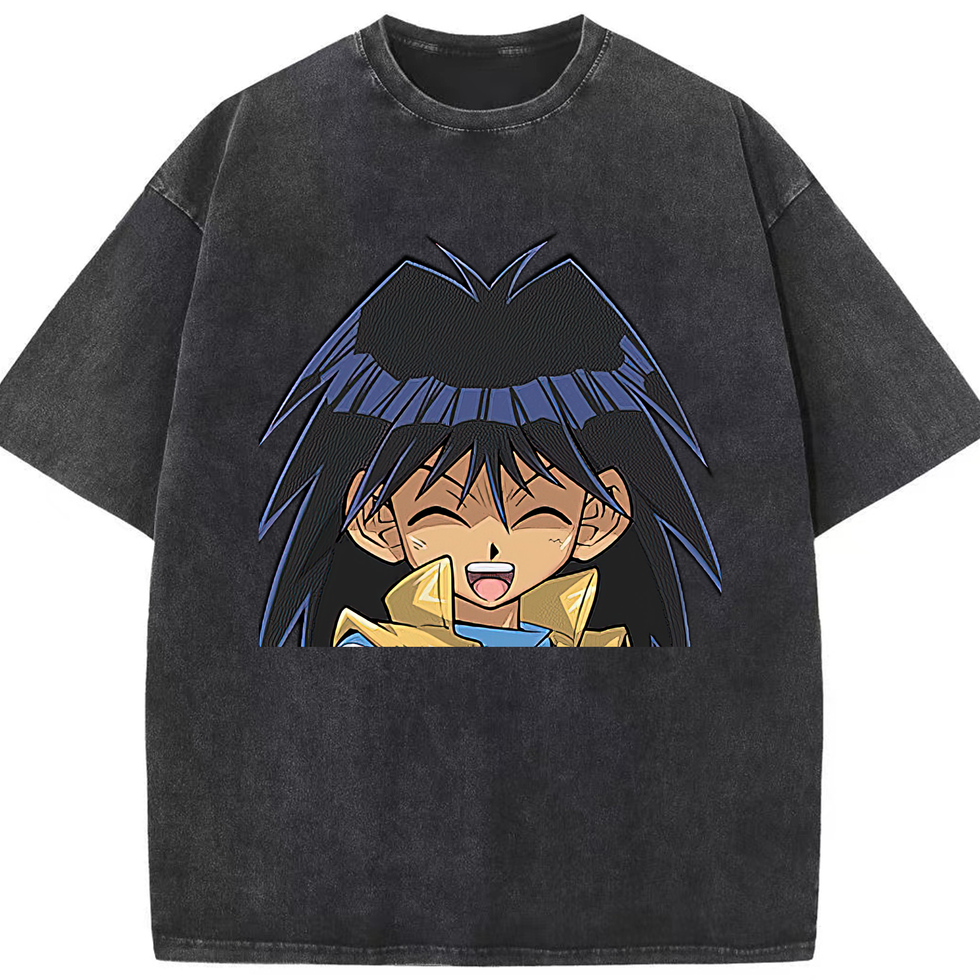 （画像用） 遊☆戯☆王 Yu-Gi-Oh! 綿100% ヴィンテージ風 半袖Tシャツ（フロントプリント）
