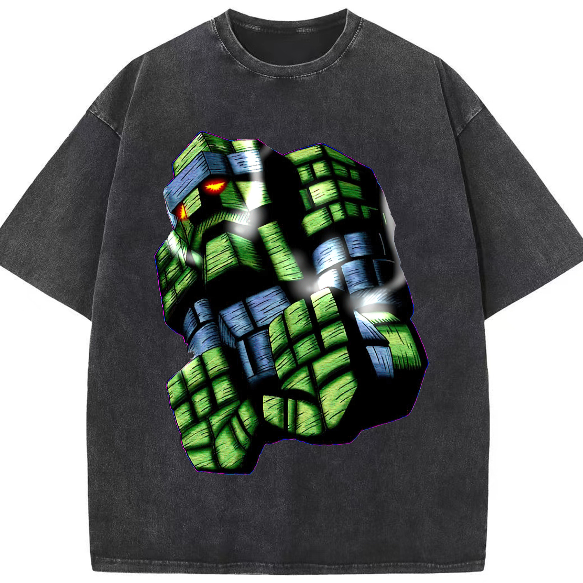 （画像用） 遊☆戯☆王 Yu-Gi-Oh! 綿100% ヴィンテージ風 半袖Tシャツ（フロントプリント）