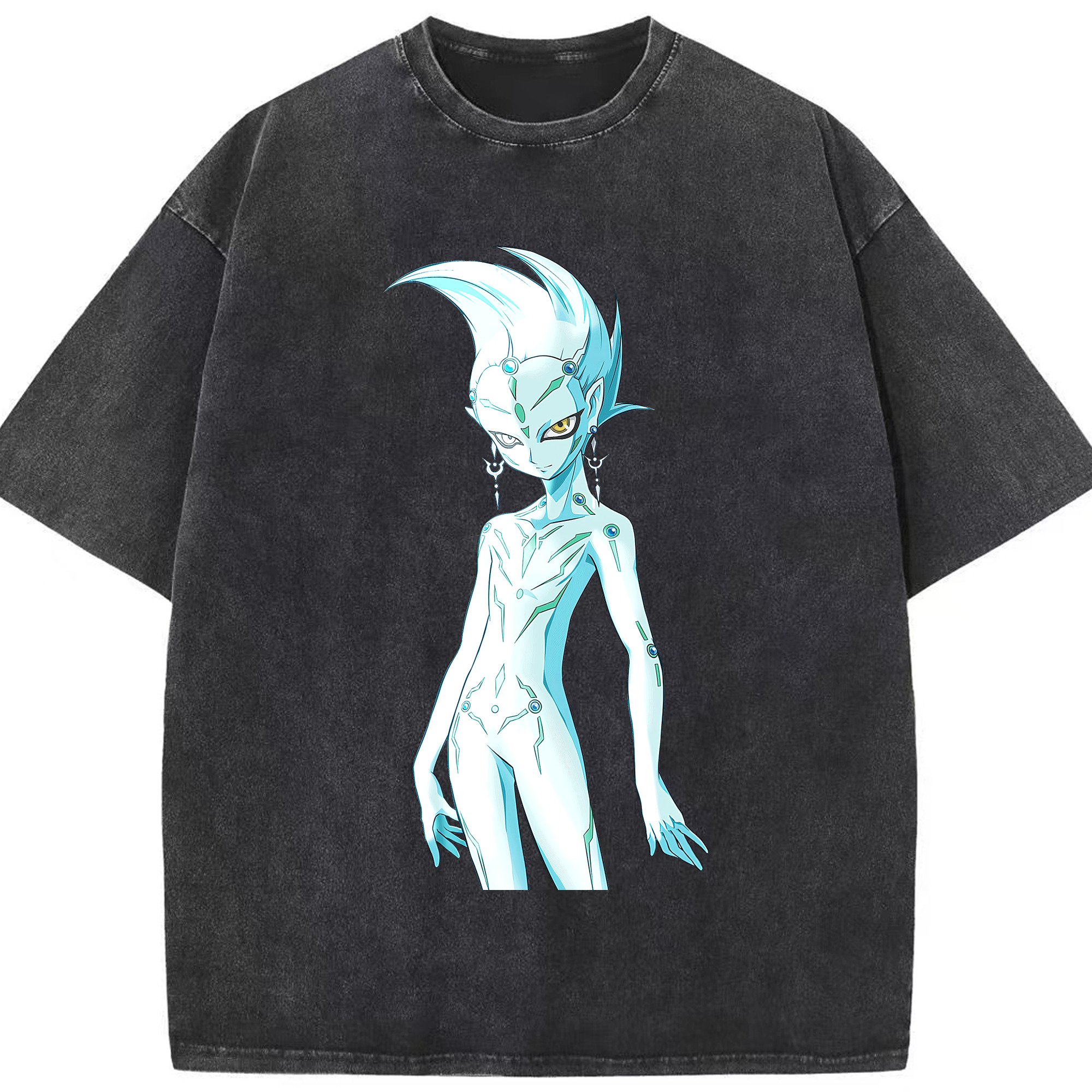 （画像用） 遊☆戯☆王 Yu-Gi-Oh! 綿100% ヴィンテージ風 半袖Tシャツ（フロントプリント）