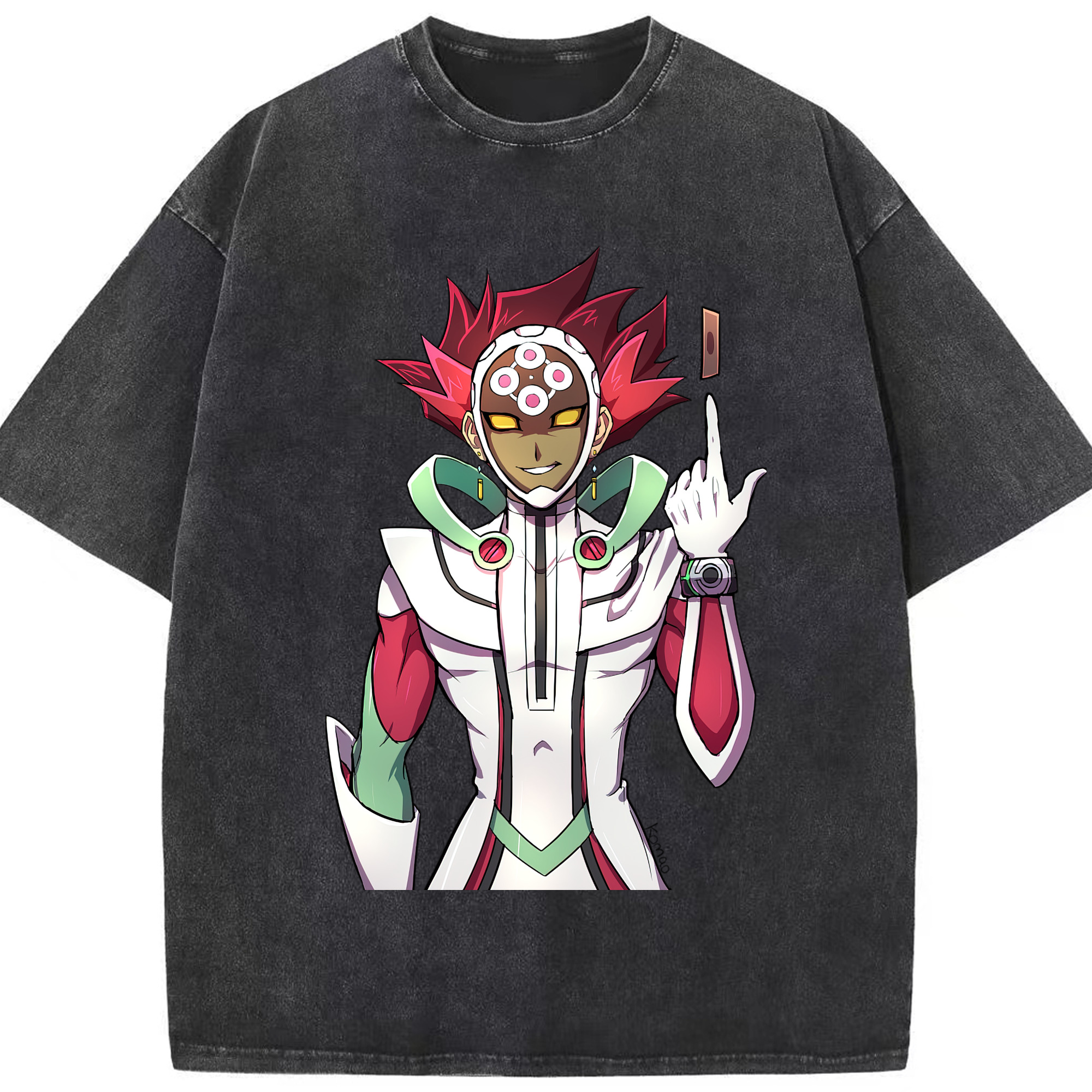 （画像用） 遊☆戯☆王 Yu-Gi-Oh! 綿100% ヴィンテージ風 半袖Tシャツ（フロントプリント）