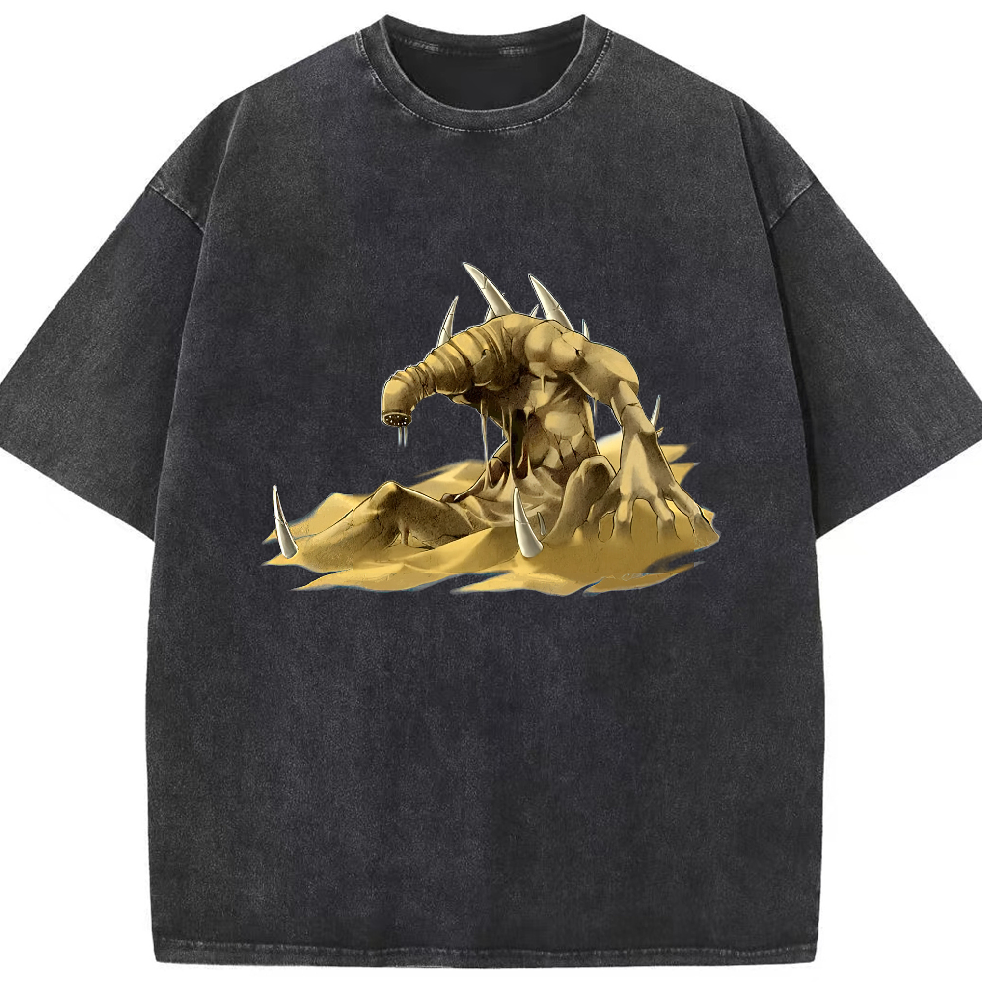 （画像用） 遊☆戯☆王 Yu-Gi-Oh! 綿100% ヴィンテージ風 半袖Tシャツ（フロントプリント）