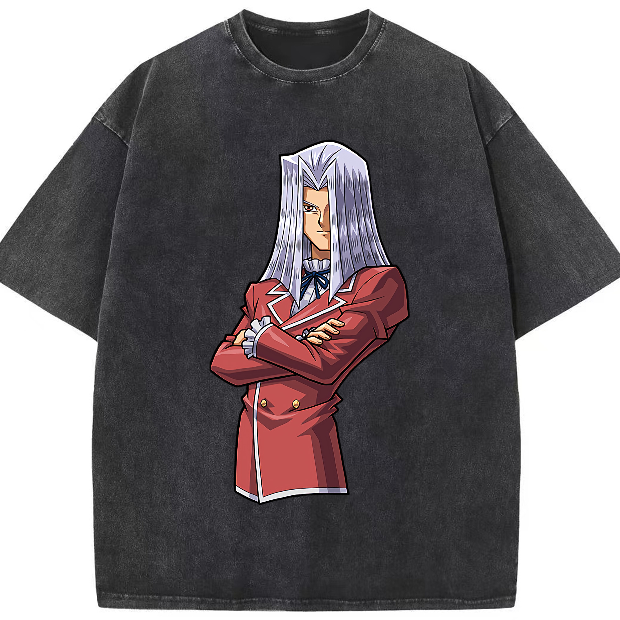 （画像用） 遊☆戯☆王 Yu-Gi-Oh! 綿100% ヴィンテージ風 半袖Tシャツ（フロントプリント）