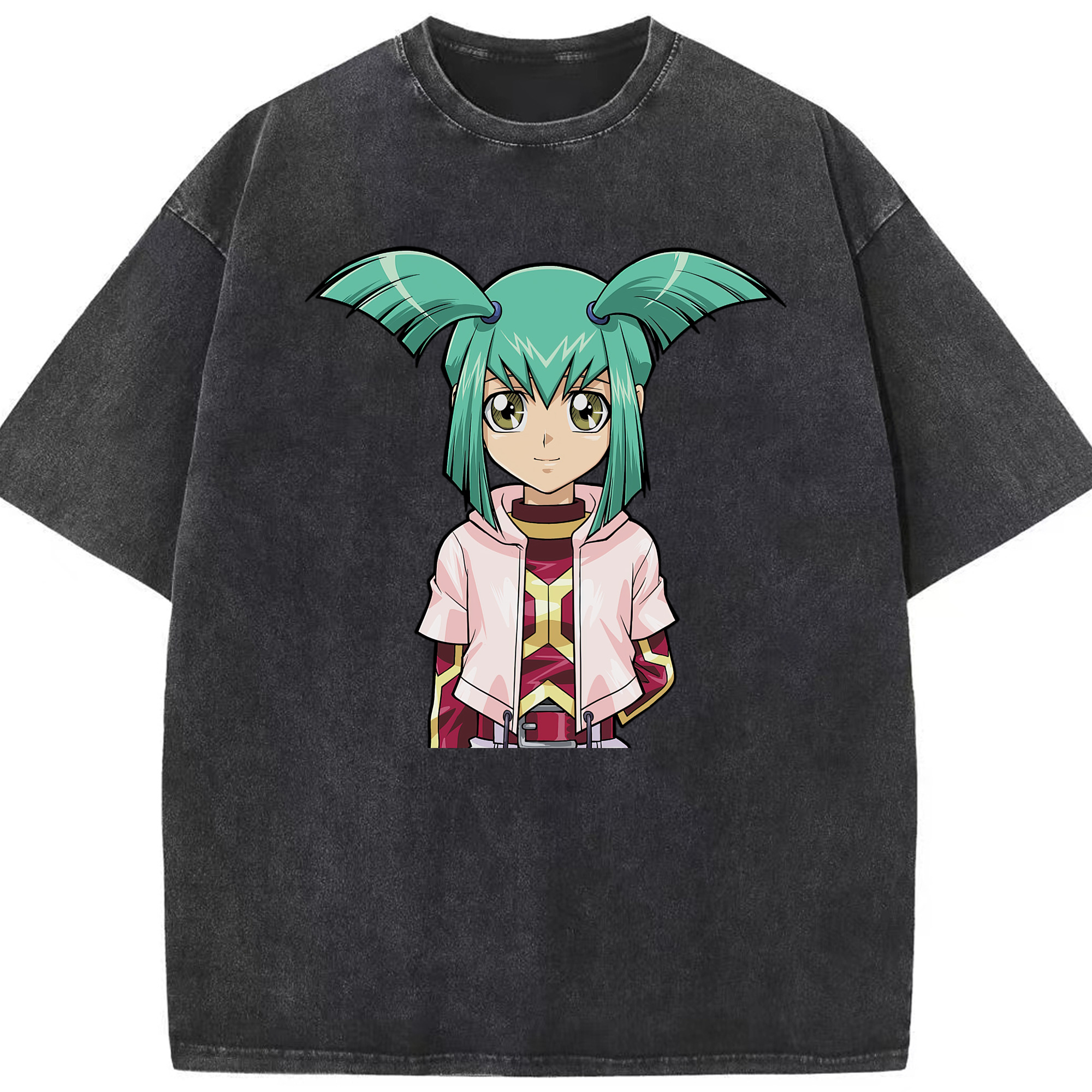 （画像用） 遊☆戯☆王 Yu-Gi-Oh! 綿100% ヴィンテージ風 半袖Tシャツ（フロントプリント）