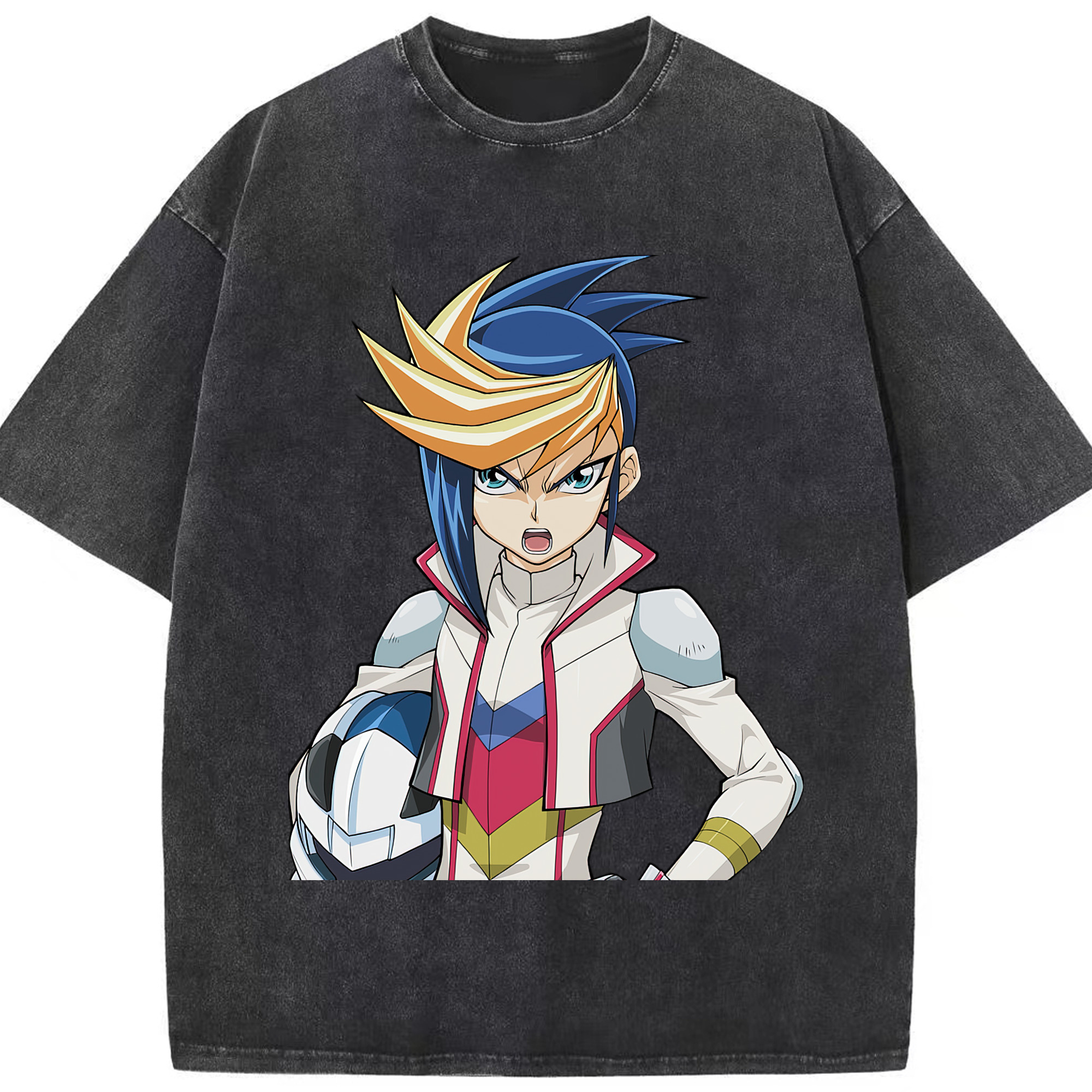 （画像用） 遊☆戯☆王 Yu-Gi-Oh! 綿100% ヴィンテージ風 半袖Tシャツ（フロントプリント）