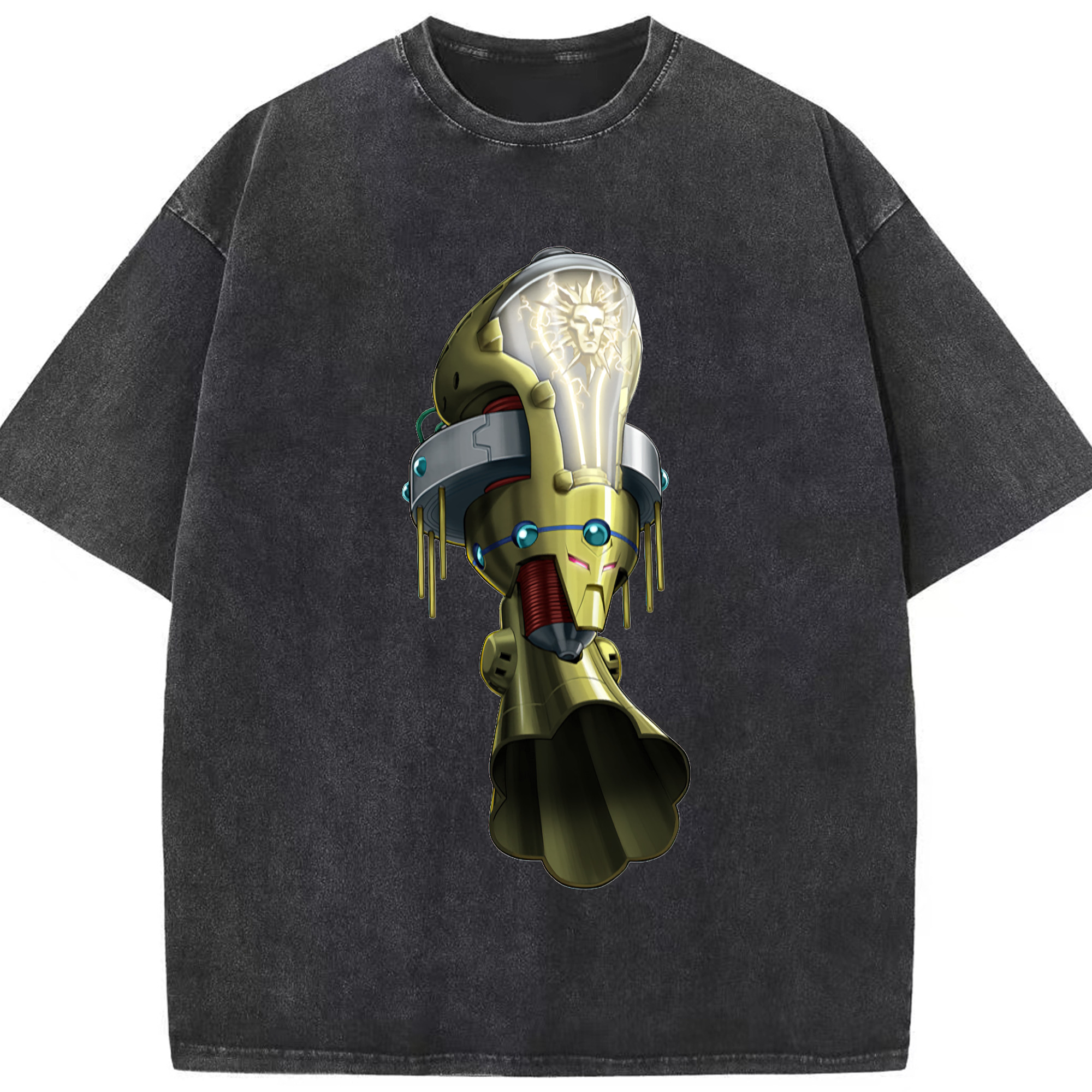 （画像用） 遊☆戯☆王 Yu-Gi-Oh! 綿100% ヴィンテージ風 半袖Tシャツ（フロントプリント）