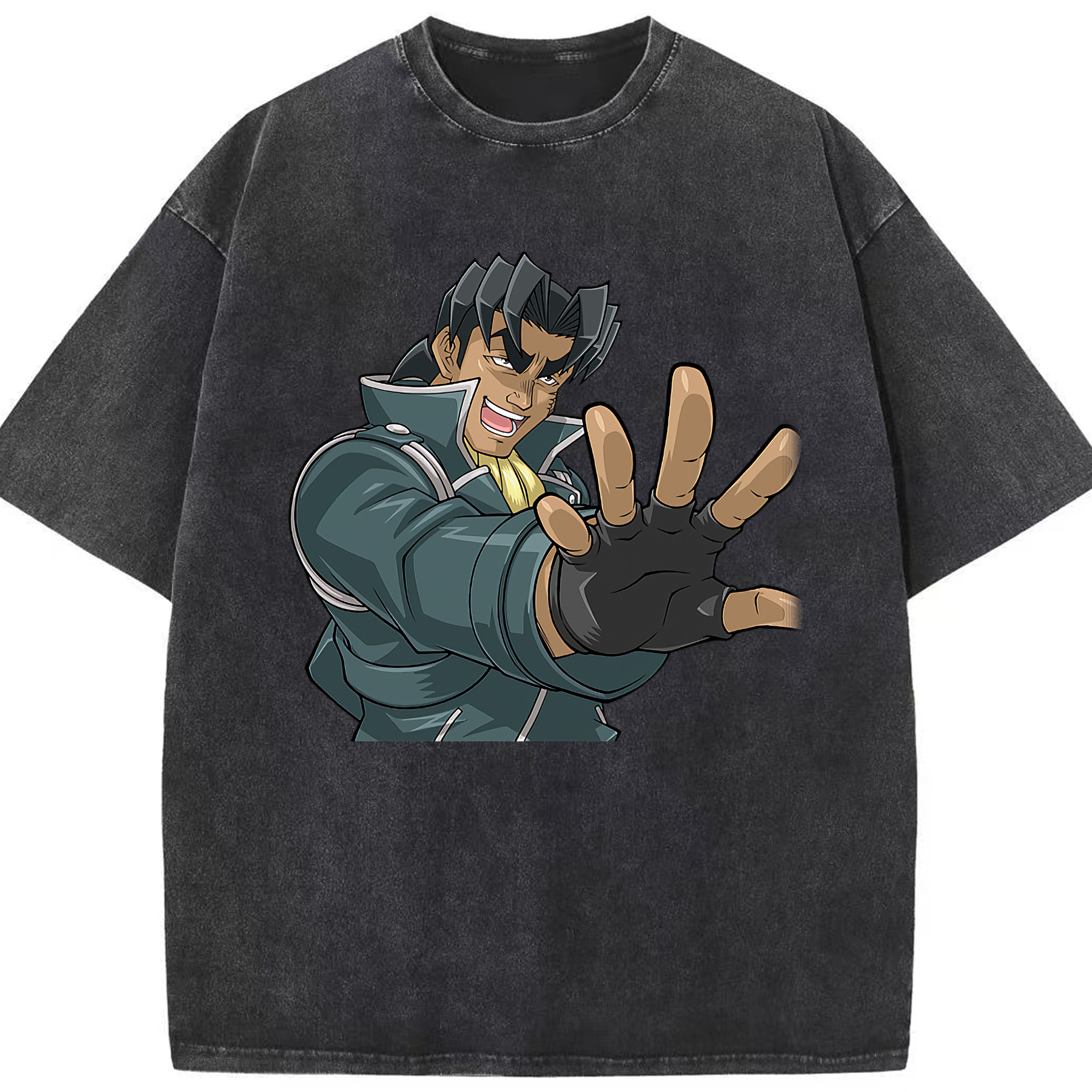 （画像用） 遊☆戯☆王 Yu-Gi-Oh! 綿100% ヴィンテージ風 半袖Tシャツ（フロントプリント）