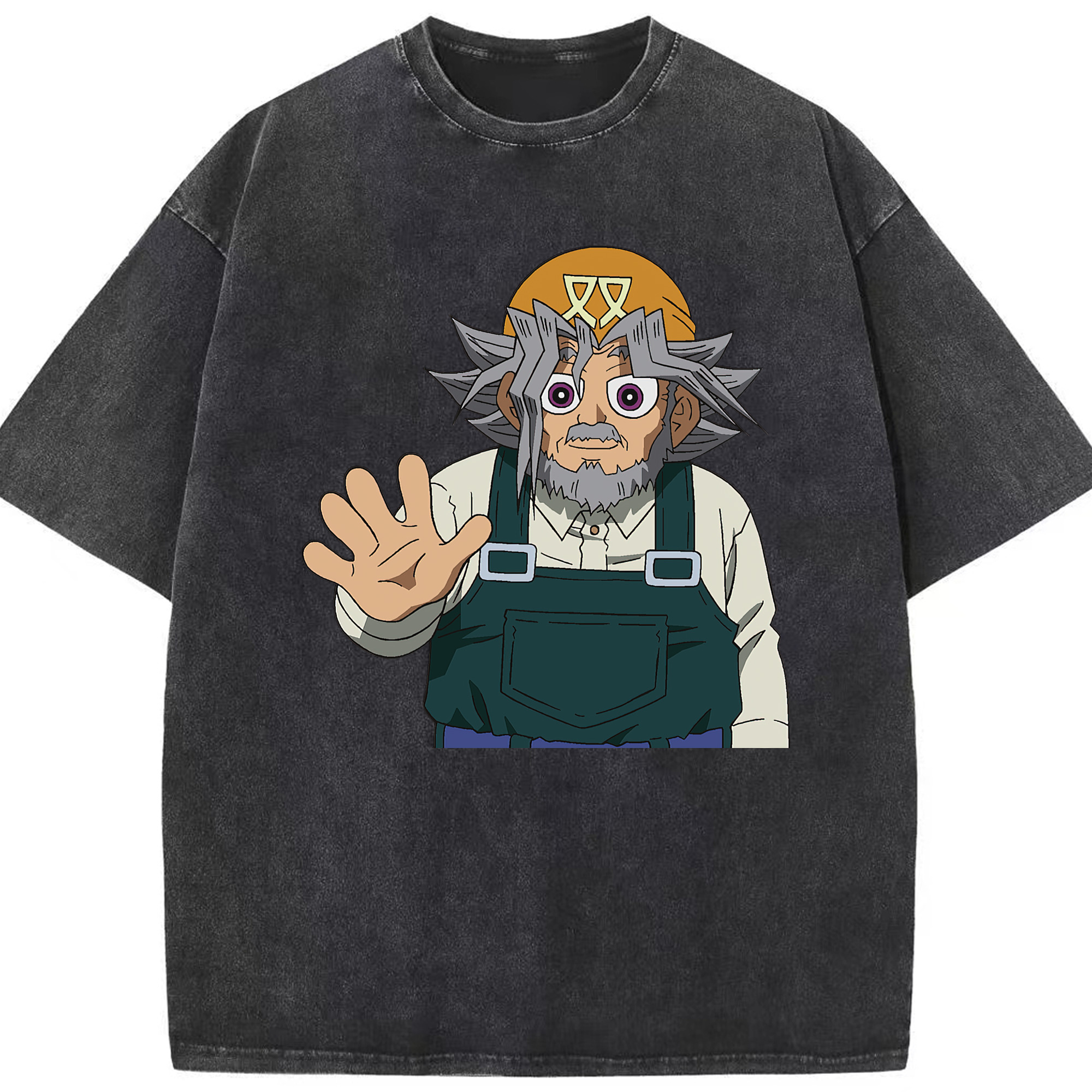 （画像用） 遊☆戯☆王 Yu-Gi-Oh! 綿100% ヴィンテージ風 半袖Tシャツ（フロントプリント）