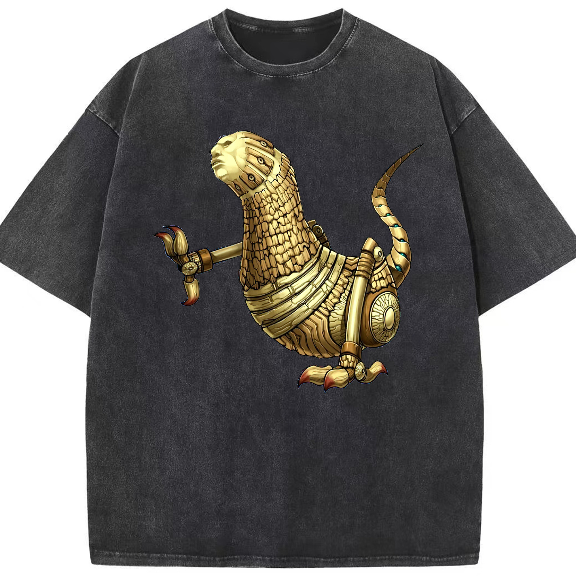 （画像用） 遊☆戯☆王 Yu-Gi-Oh! 綿100% ヴィンテージ風 半袖Tシャツ（フロントプリント）