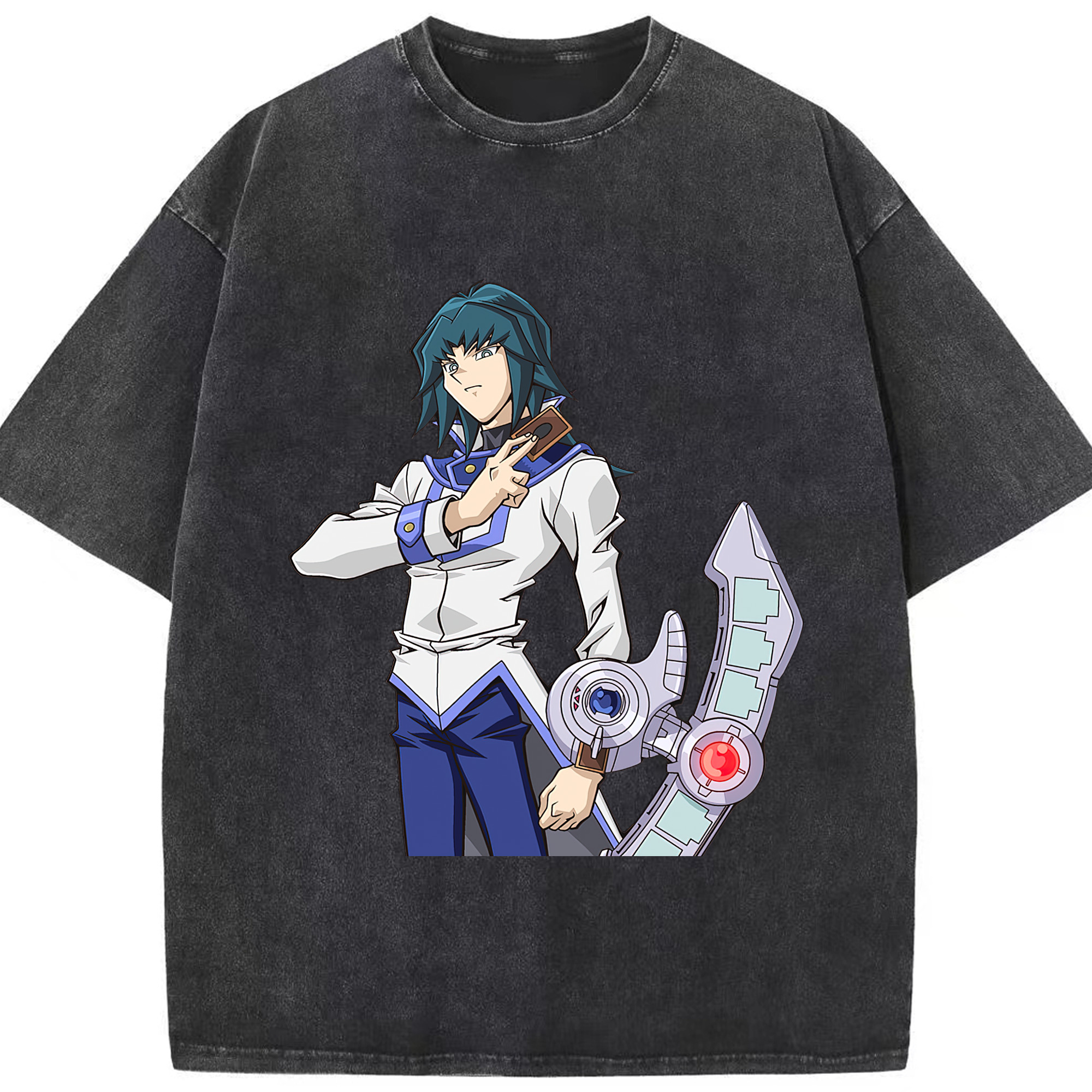 （画像用） 遊☆戯☆王 Yu-Gi-Oh! 綿100% ヴィンテージ風 半袖Tシャツ（フロントプリント）