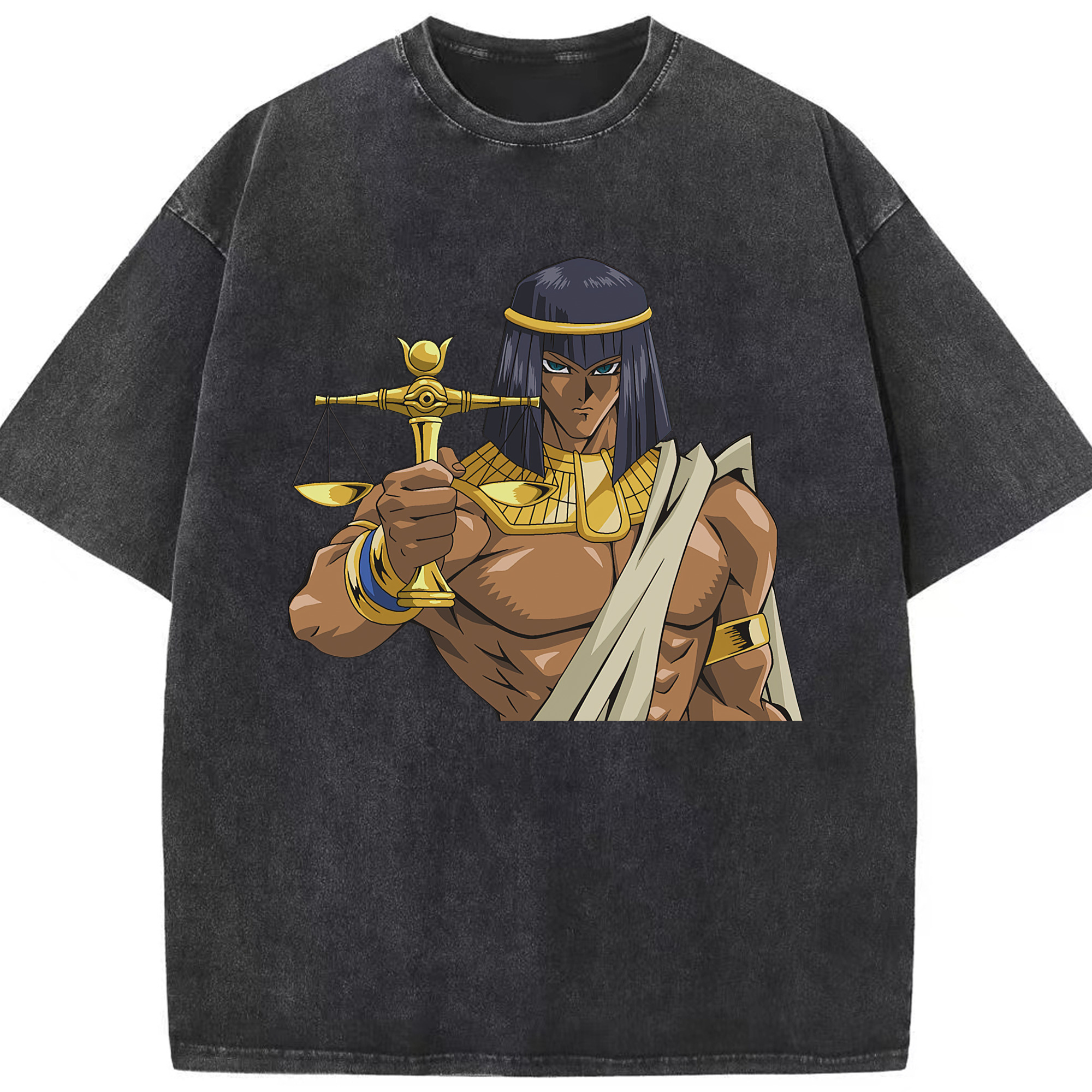 （画像用） 遊☆戯☆王 Yu-Gi-Oh! 綿100% ヴィンテージ風 半袖Tシャツ（フロントプリント）
