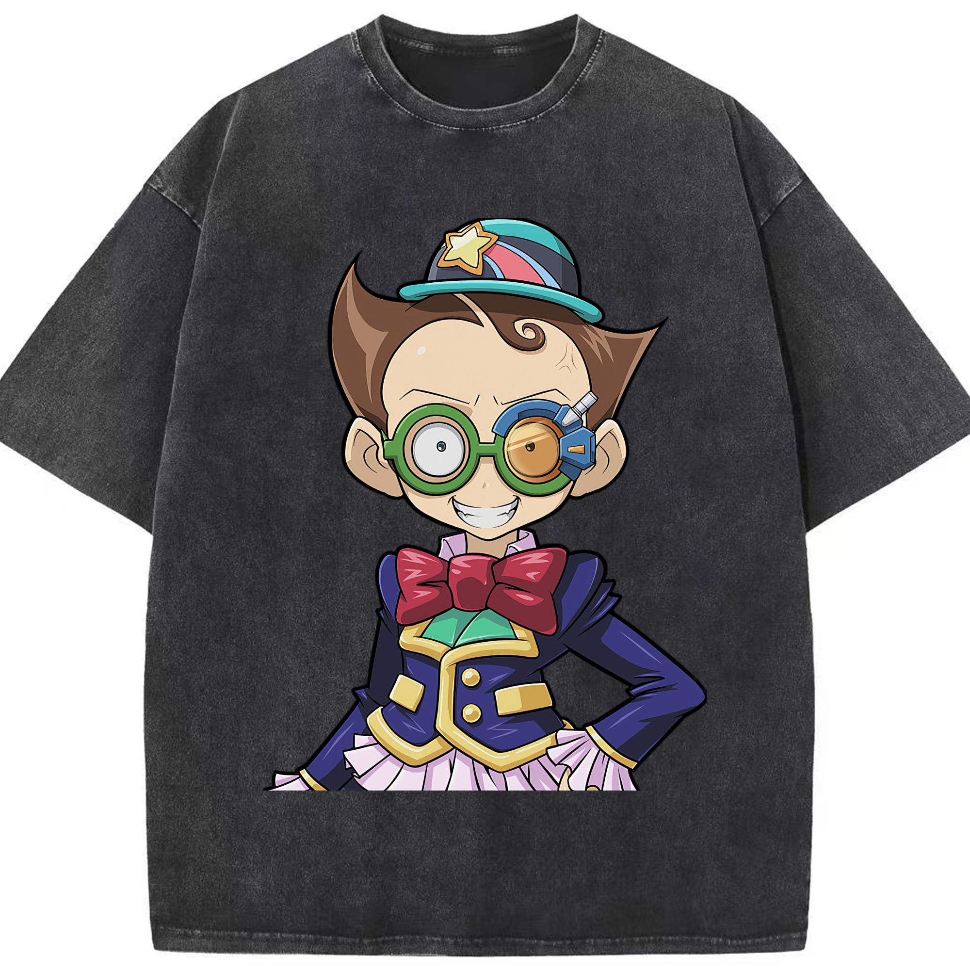 （画像用） 遊☆戯☆王 Yu-Gi-Oh! 綿100% ヴィンテージ風 半袖Tシャツ（フロントプリント）