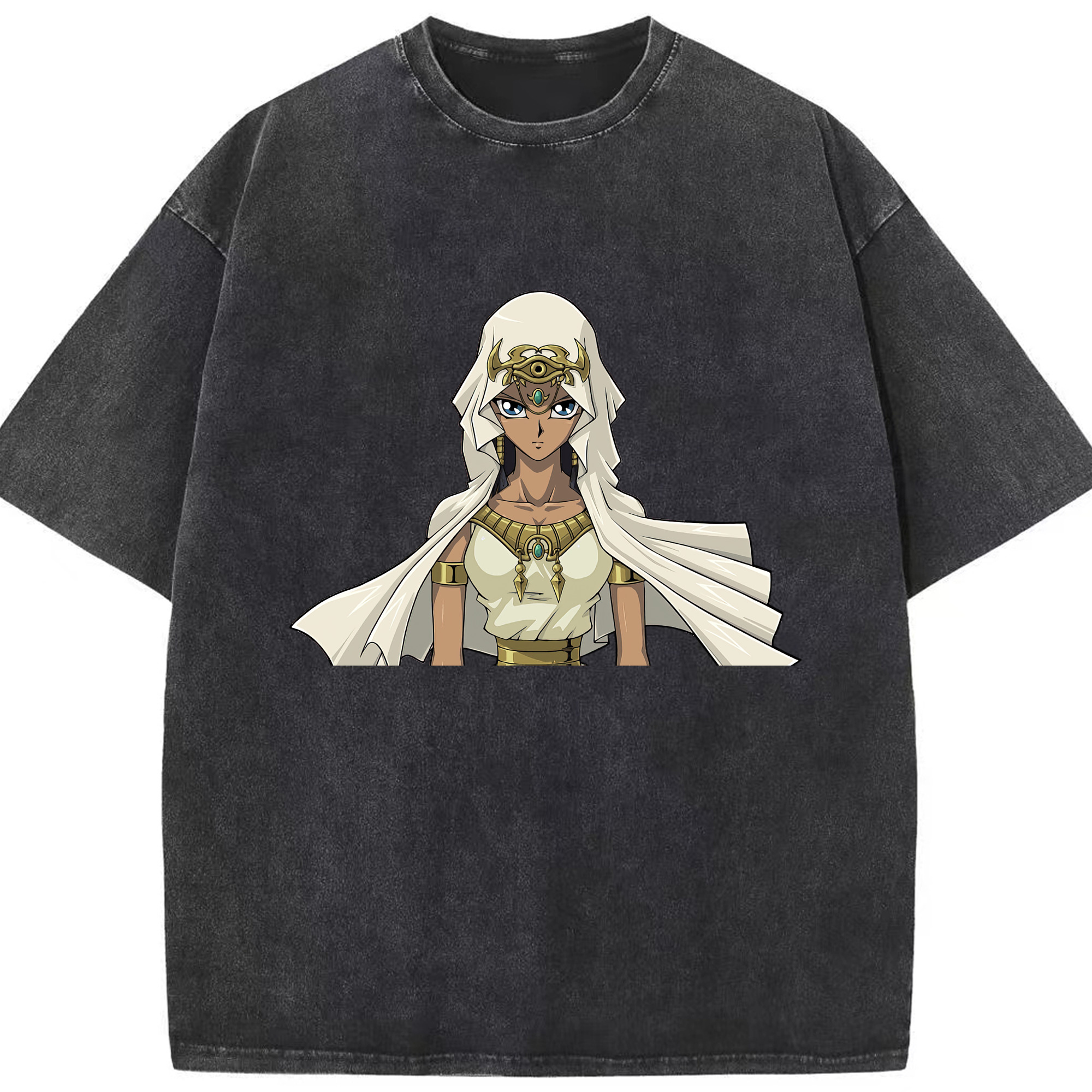 （画像用） 遊☆戯☆王 Yu-Gi-Oh! 綿100% ヴィンテージ風 半袖Tシャツ（フロントプリント）