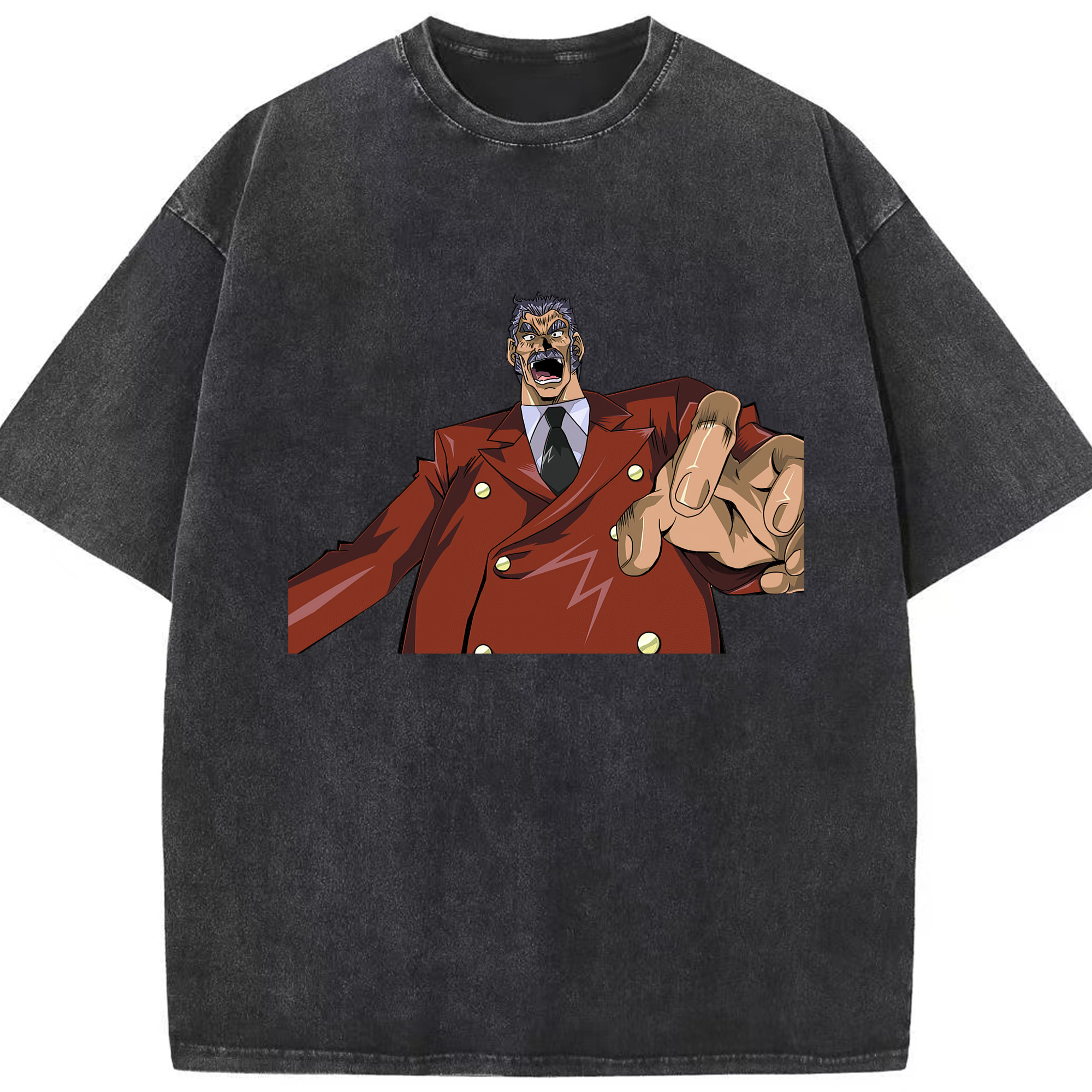 （画像用） 遊☆戯☆王 Yu-Gi-Oh! 綿100% ヴィンテージ風 半袖Tシャツ（フロントプリント）