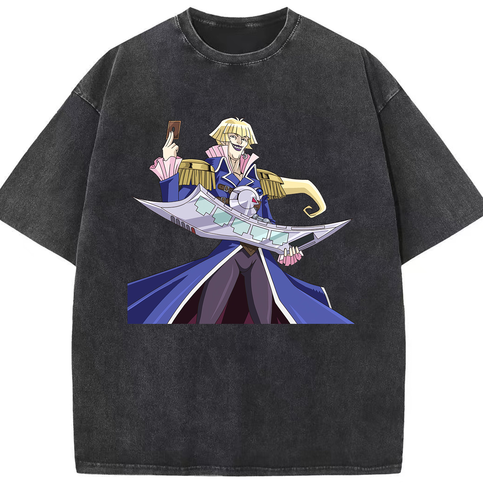 （画像用） 遊☆戯☆王 Yu-Gi-Oh! 綿100% ヴィンテージ風 半袖Tシャツ（フロントプリント）