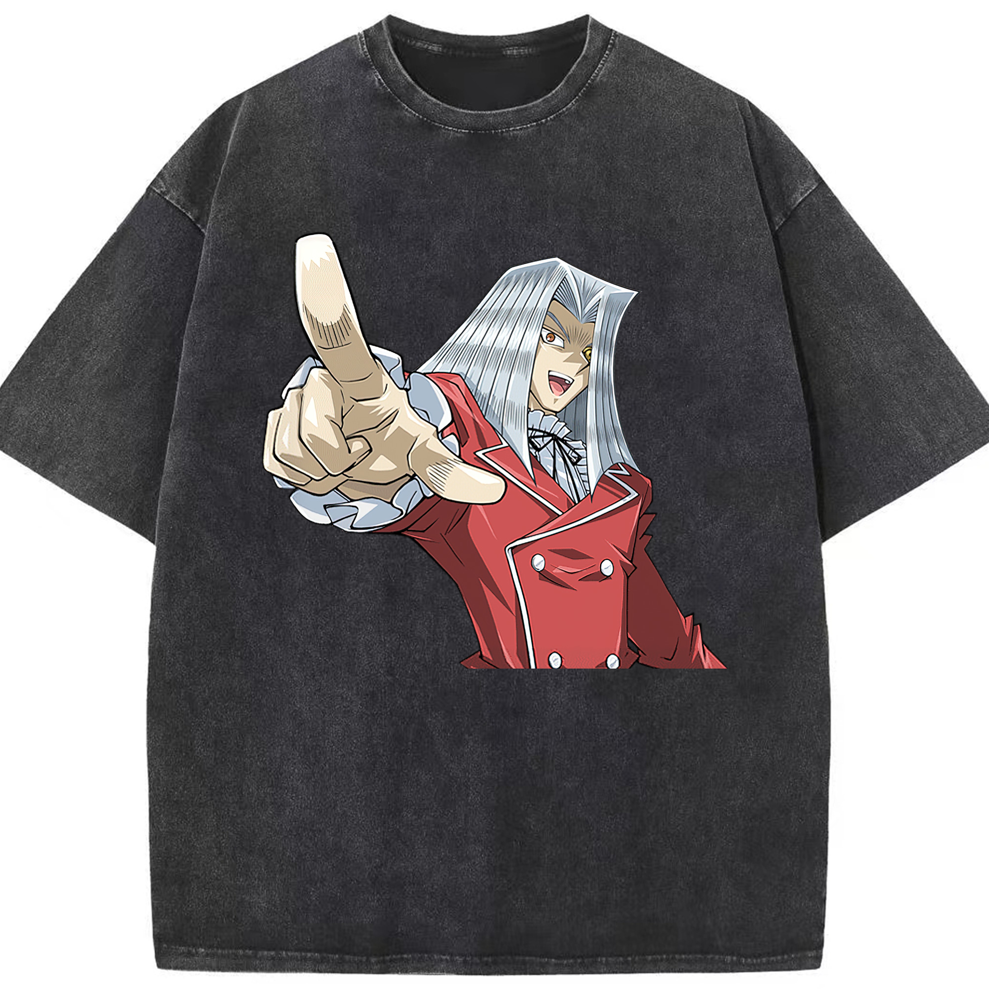 （画像用） 遊☆戯☆王 Yu-Gi-Oh! 綿100% ヴィンテージ風 半袖Tシャツ（フロントプリント）