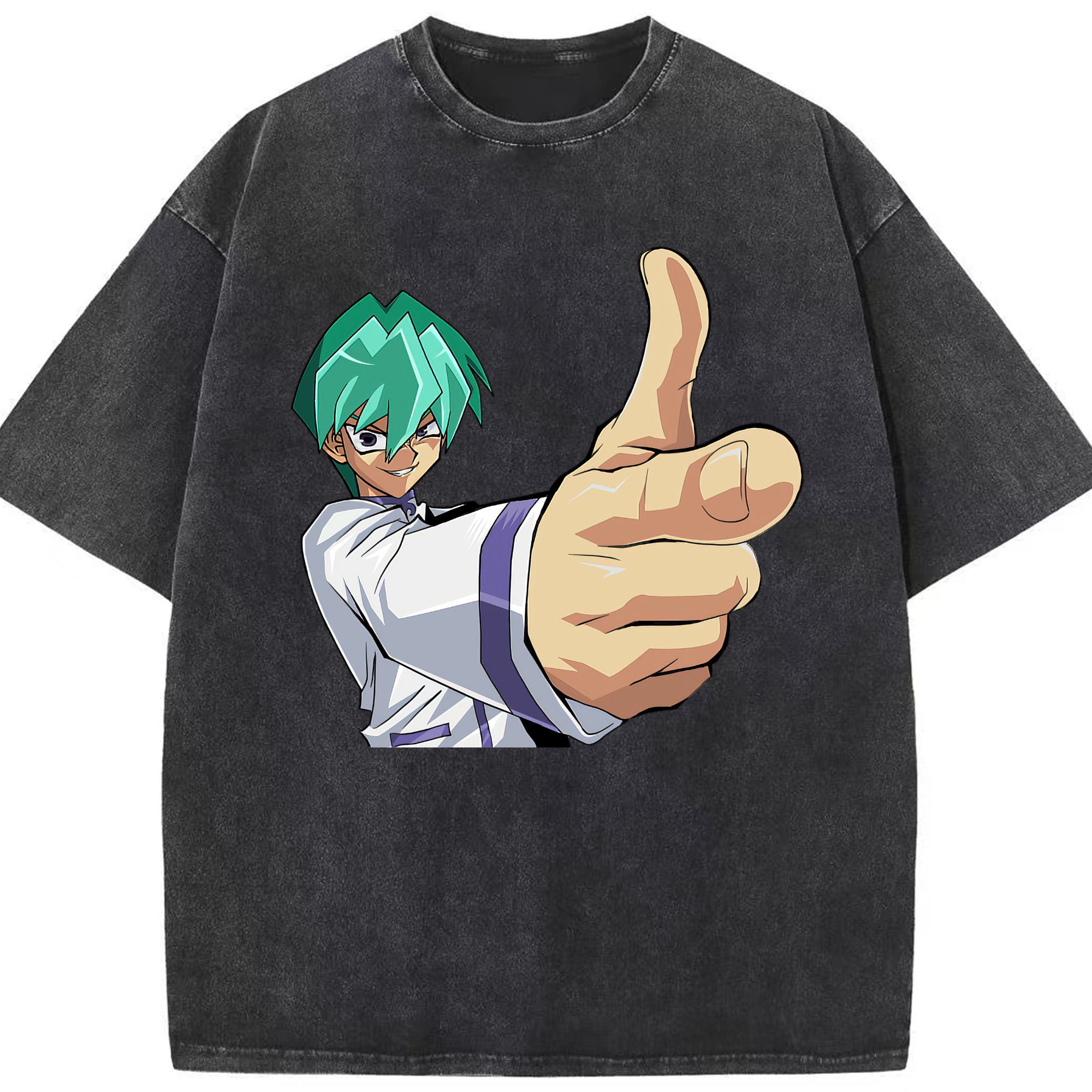 （画像用） 遊☆戯☆王 Yu-Gi-Oh! 綿100% ヴィンテージ風 半袖Tシャツ（フロントプリント）