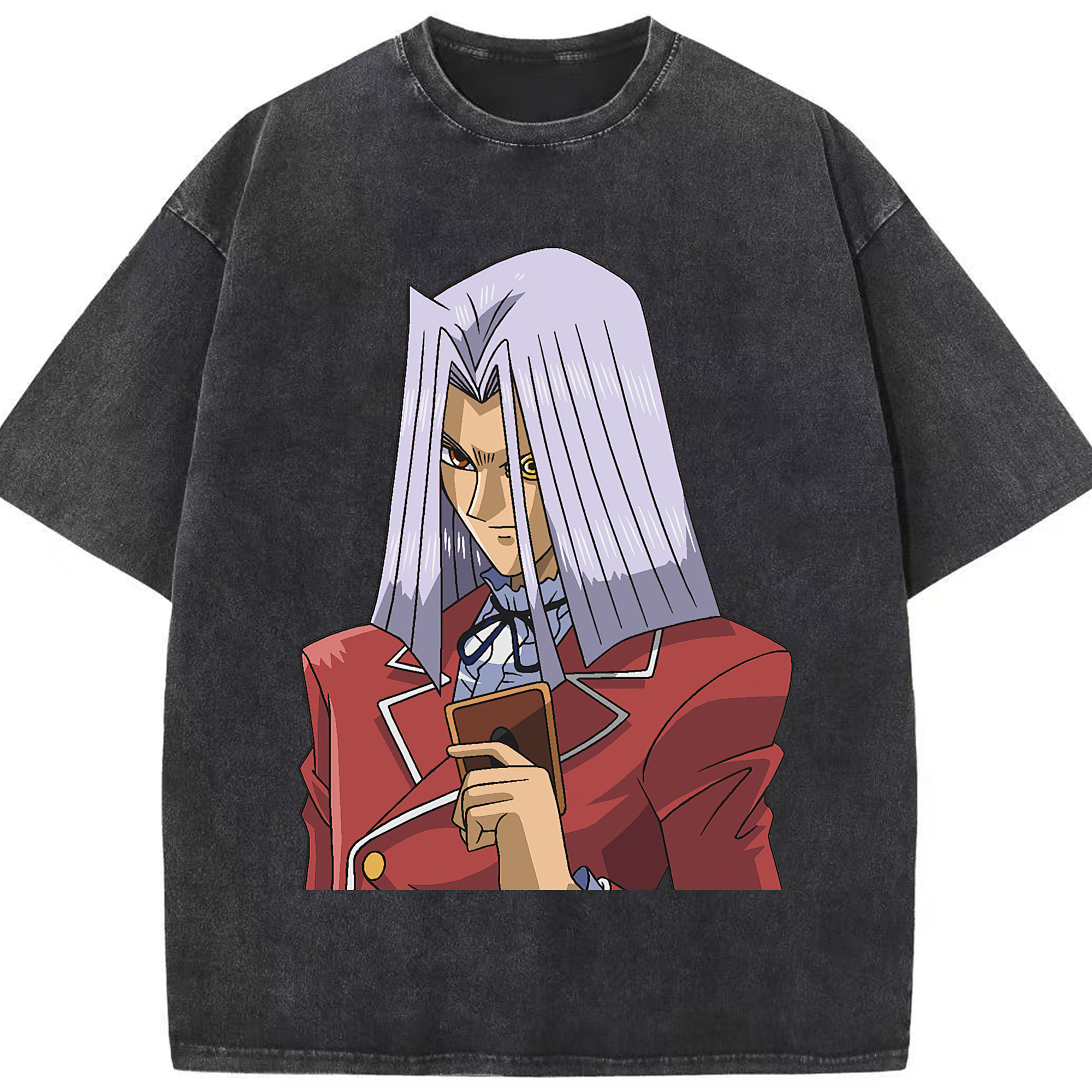 （画像用） 遊☆戯☆王 Yu-Gi-Oh! 綿100% ヴィンテージ風 半袖Tシャツ（フロントプリント）