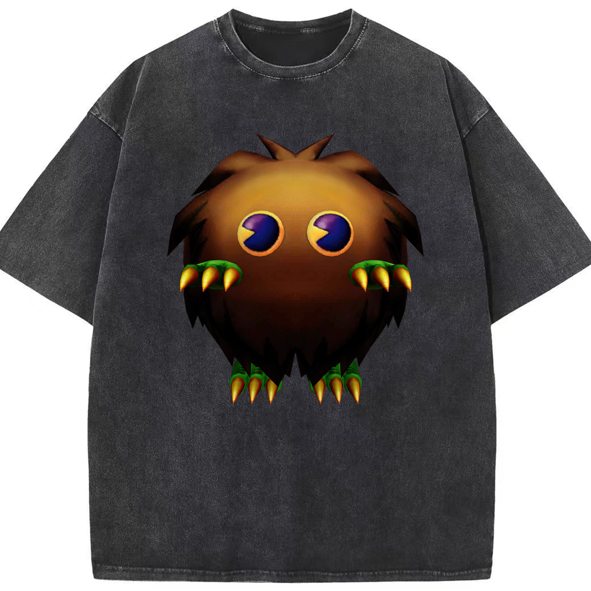 （画像用） 遊☆戯☆王 Yu-Gi-Oh! 綿100% ヴィンテージ風 半袖Tシャツ（フロントプリント）