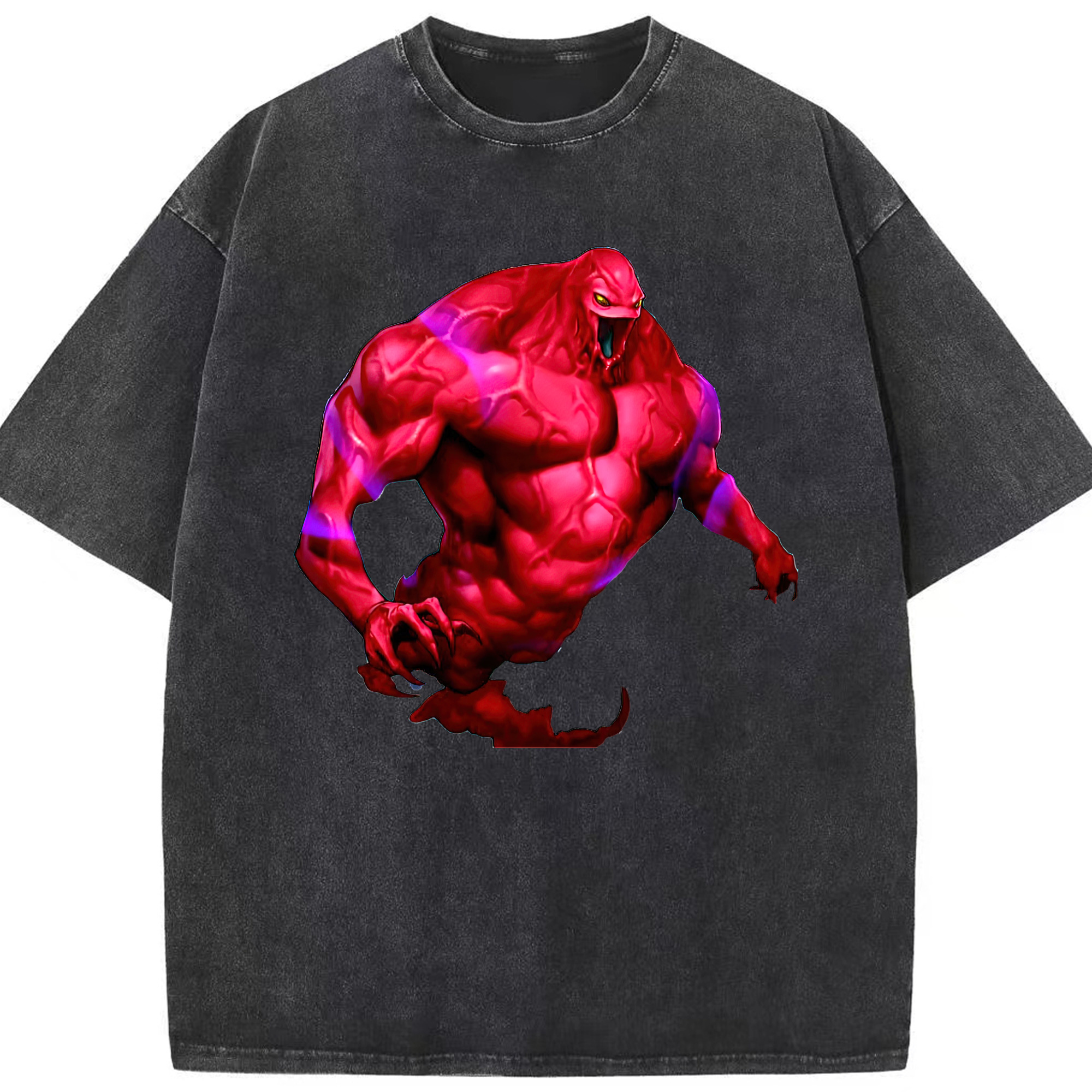 （画像用） 遊☆戯☆王 Yu-Gi-Oh! 綿100% ヴィンテージ風 半袖Tシャツ（フロントプリント）