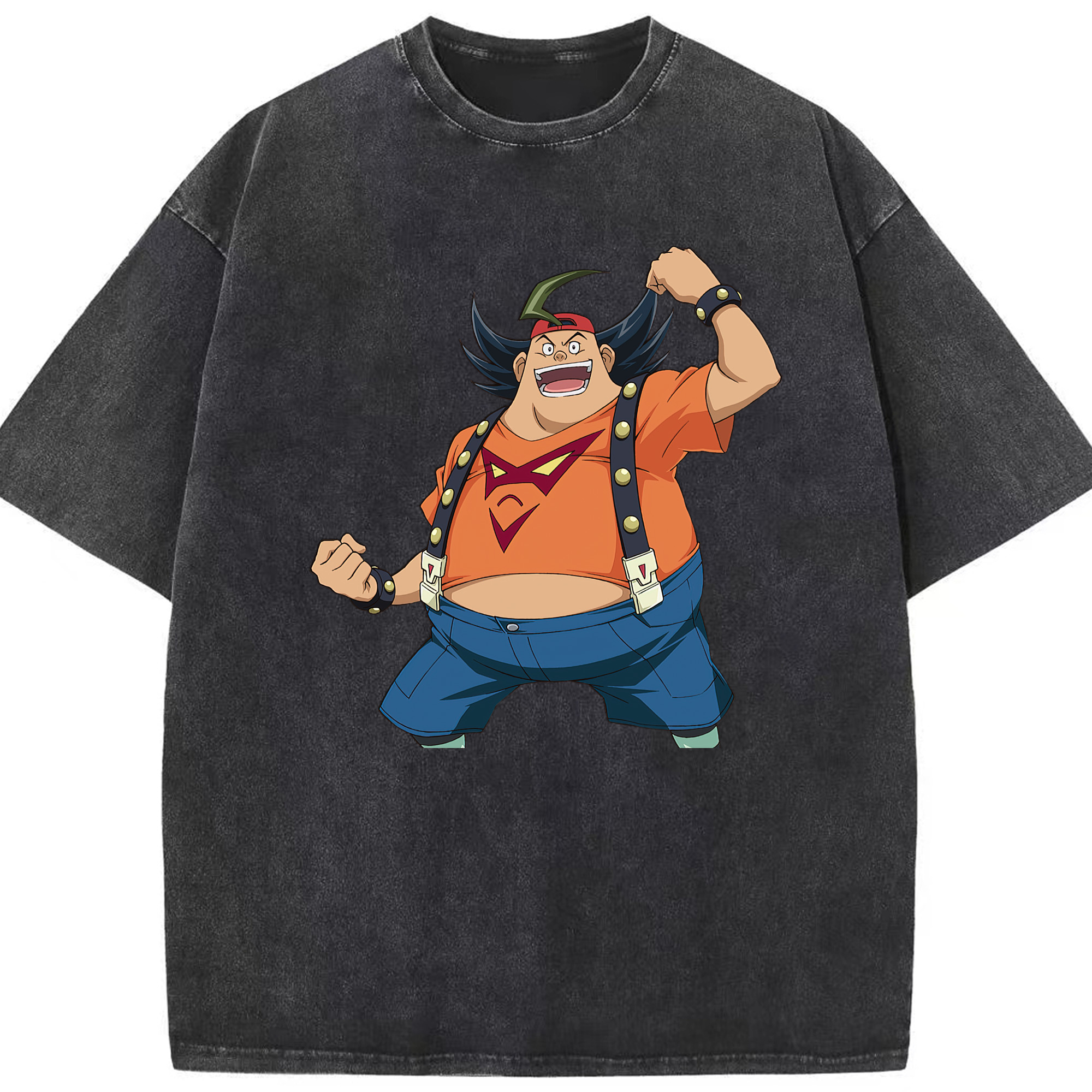 （画像用） 遊☆戯☆王 Yu-Gi-Oh! 綿100% ヴィンテージ風 半袖Tシャツ（フロントプリント）