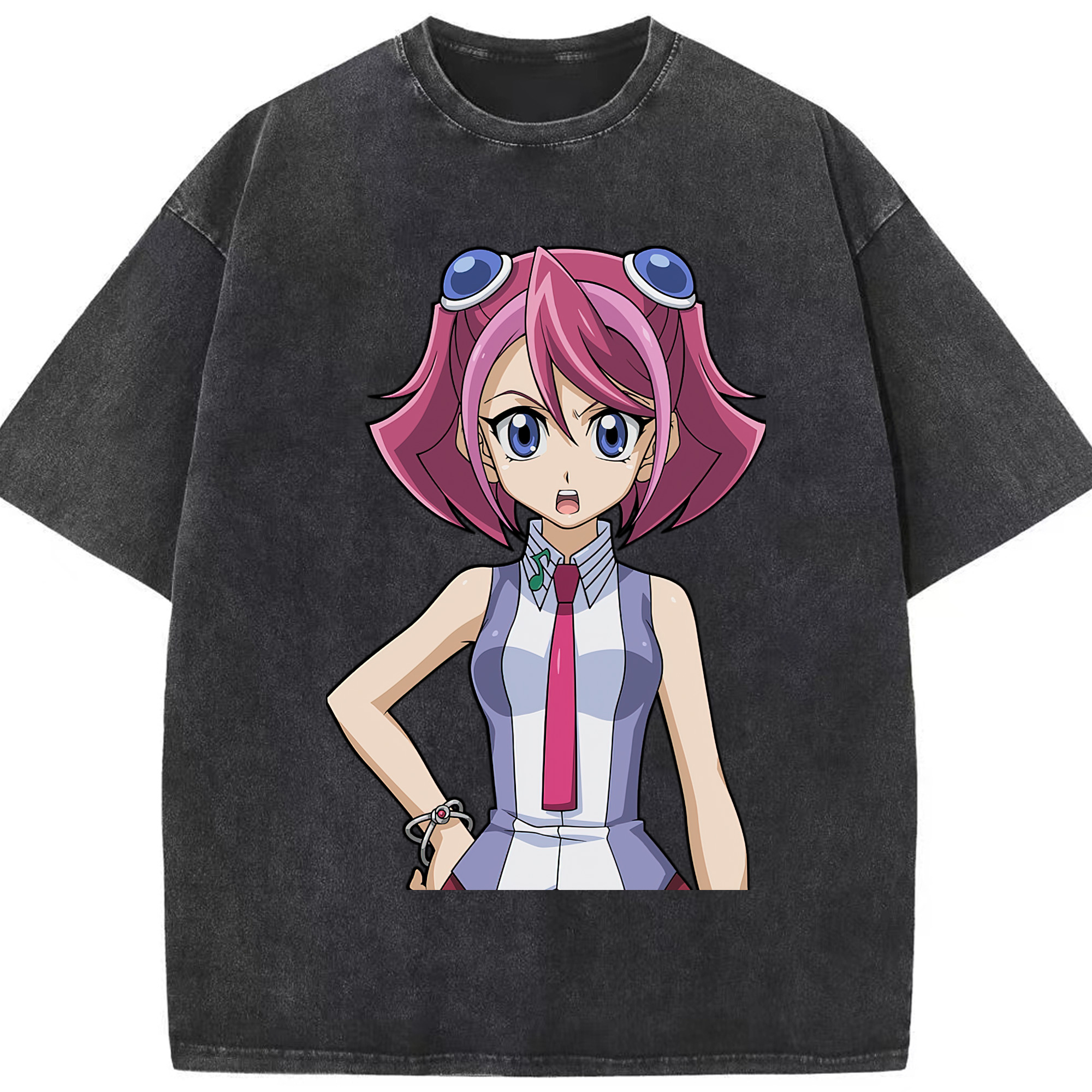 （画像用） 遊☆戯☆王 Yu-Gi-Oh! 綿100% ヴィンテージ風 半袖Tシャツ（フロントプリント）