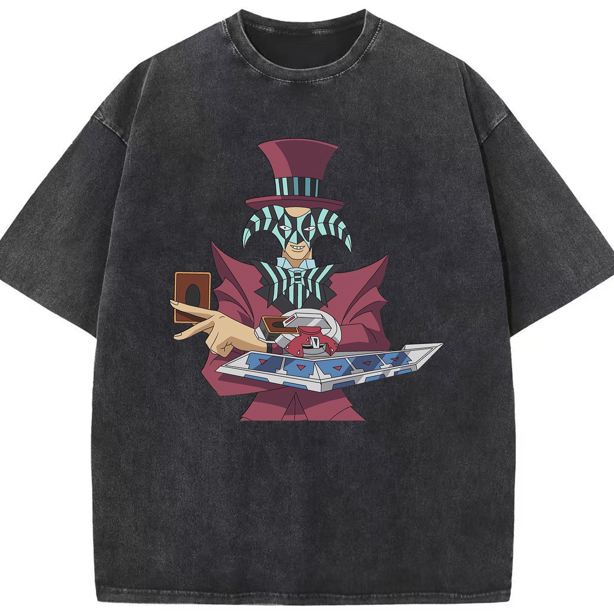 （画像用） 遊☆戯☆王 Yu-Gi-Oh! 綿100% ヴィンテージ風 半袖Tシャツ（フロントプリント）