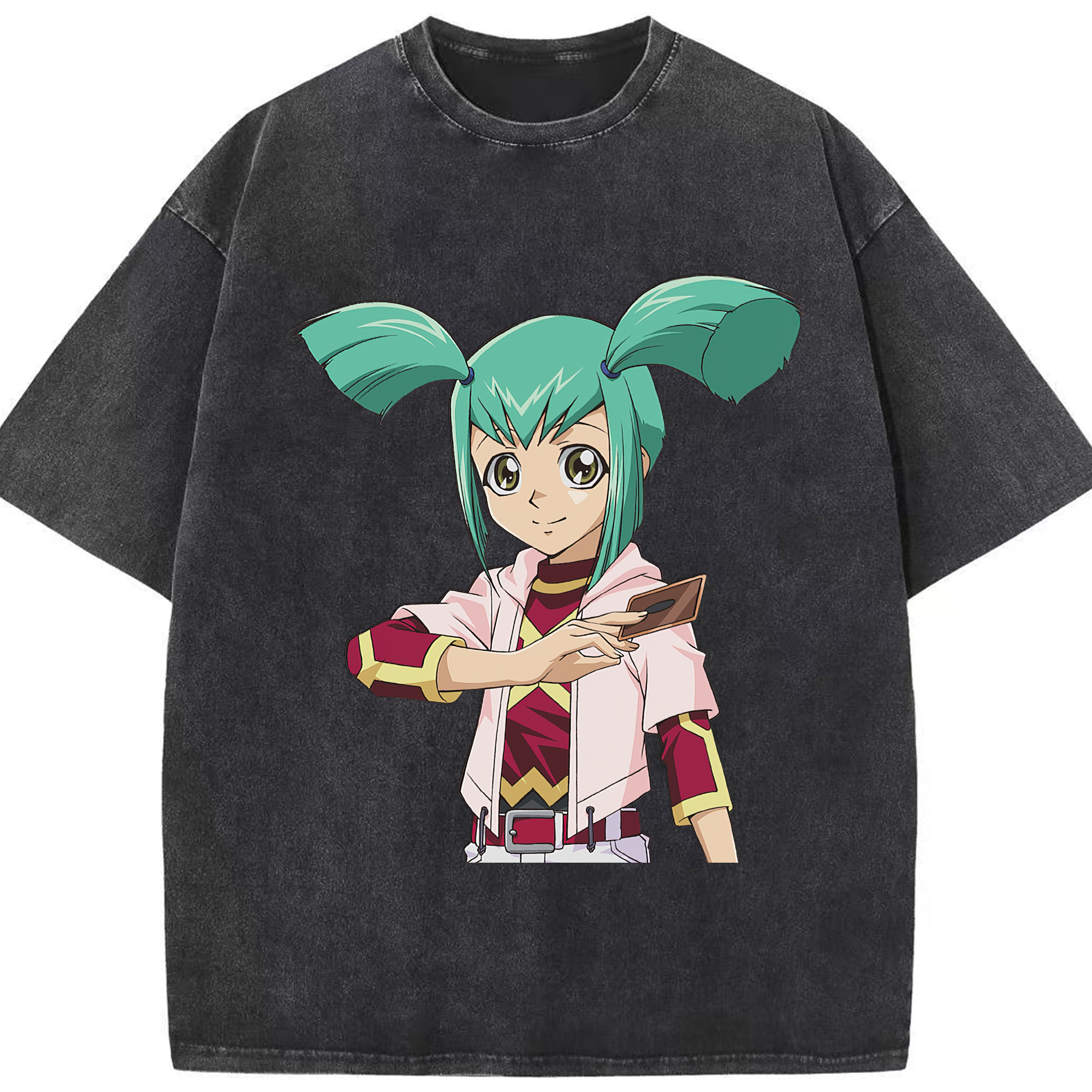 （画像用） 遊☆戯☆王 Yu-Gi-Oh! 綿100% ヴィンテージ風 半袖Tシャツ（フロントプリント）