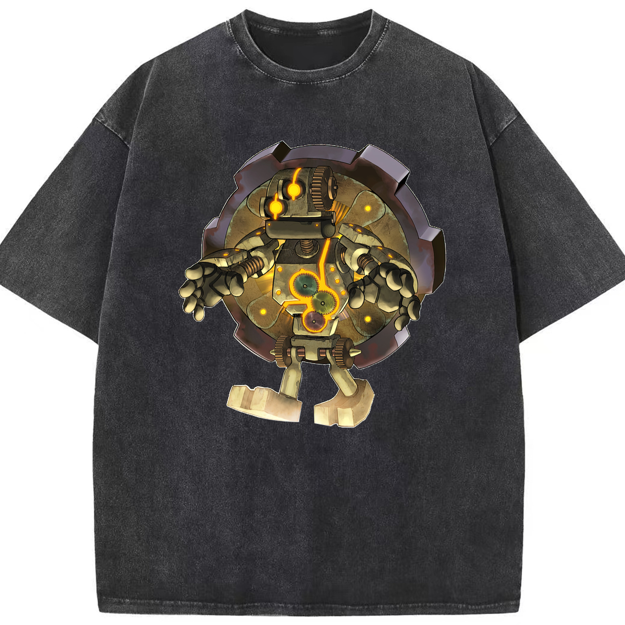 （画像用） 遊☆戯☆王 Yu-Gi-Oh! 綿100% ヴィンテージ風 半袖Tシャツ（フロントプリント）