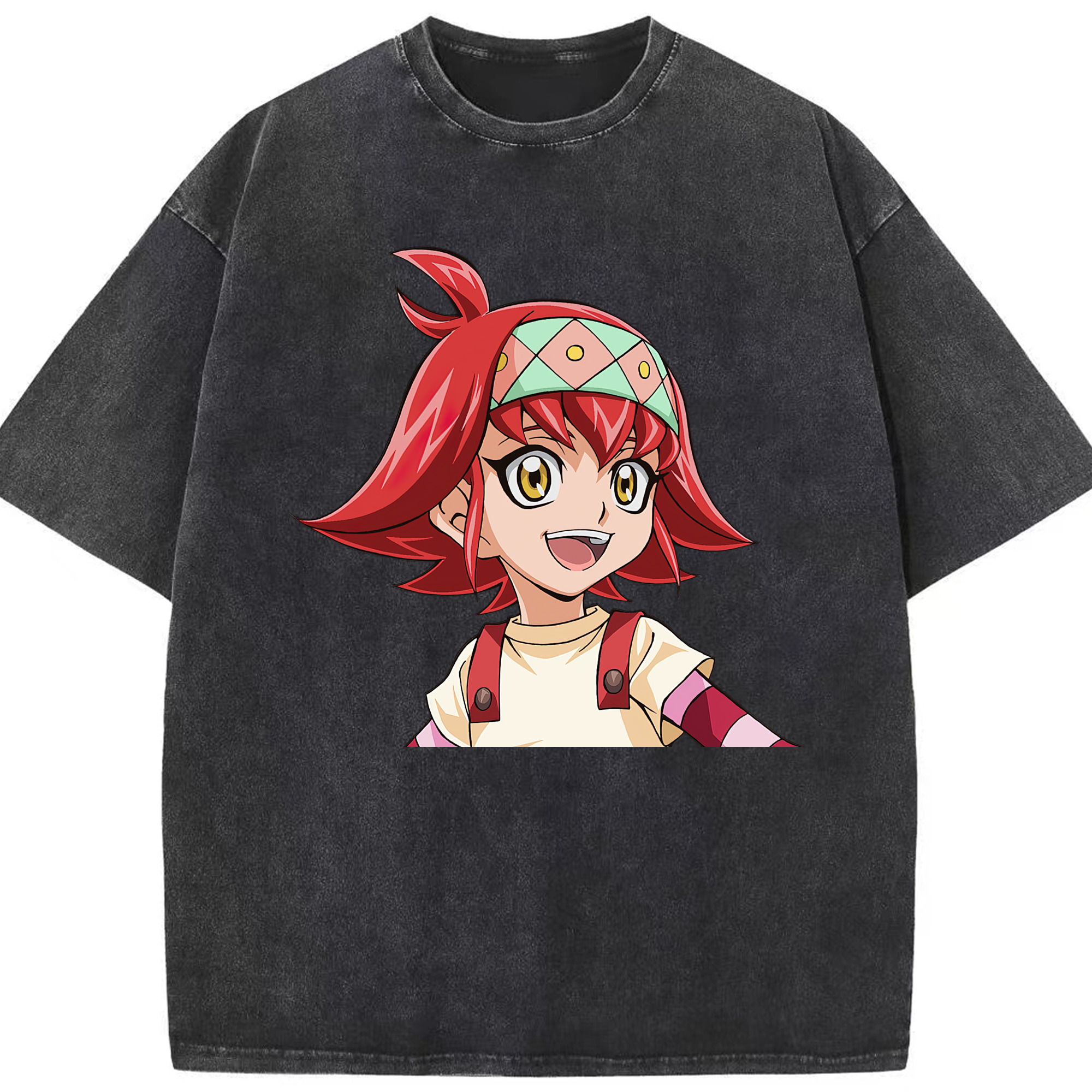 （画像用） 遊☆戯☆王 Yu-Gi-Oh! 綿100% ヴィンテージ風 半袖Tシャツ（フロントプリント）