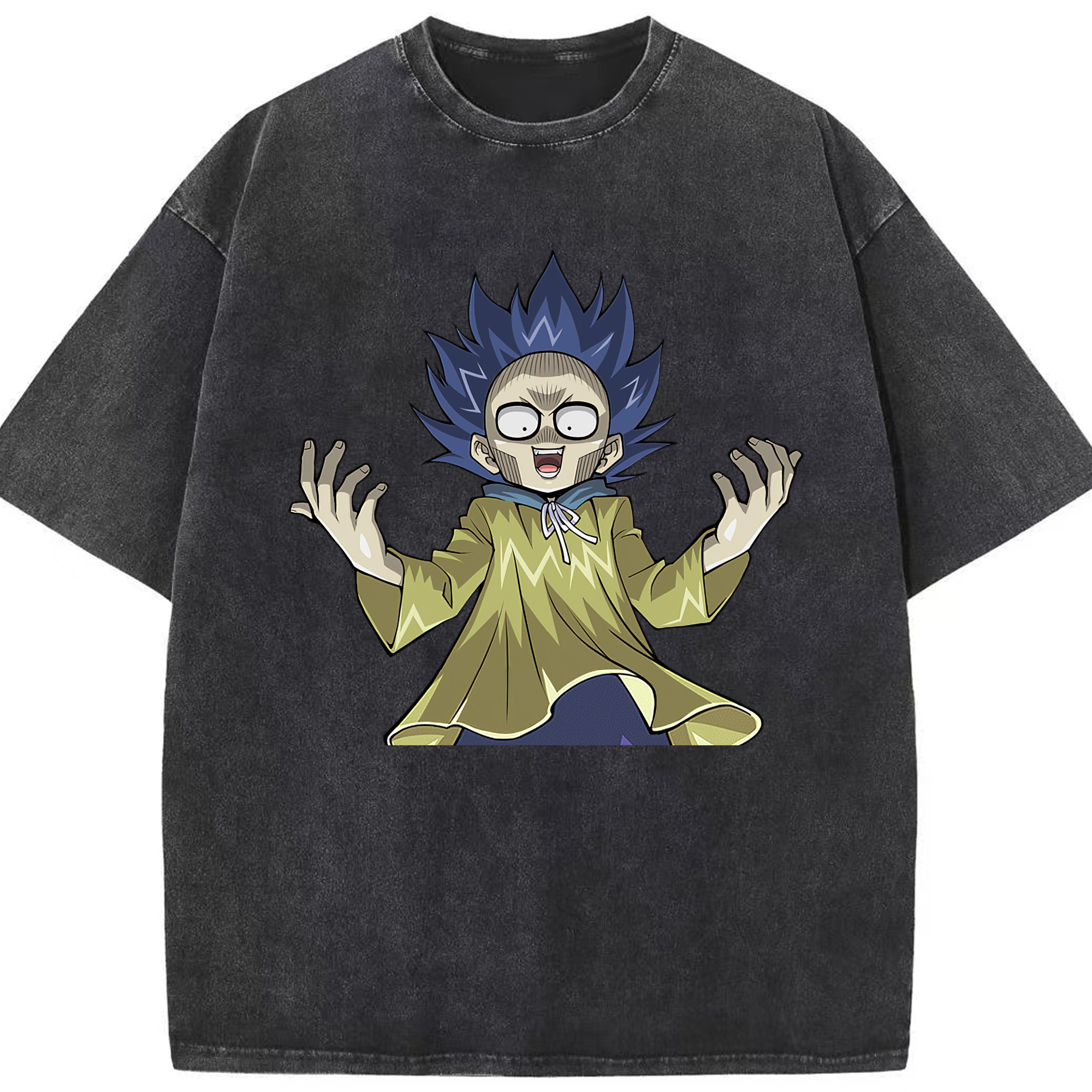 （画像用） 遊☆戯☆王 Yu-Gi-Oh! 綿100% ヴィンテージ風 半袖Tシャツ（フロントプリント）