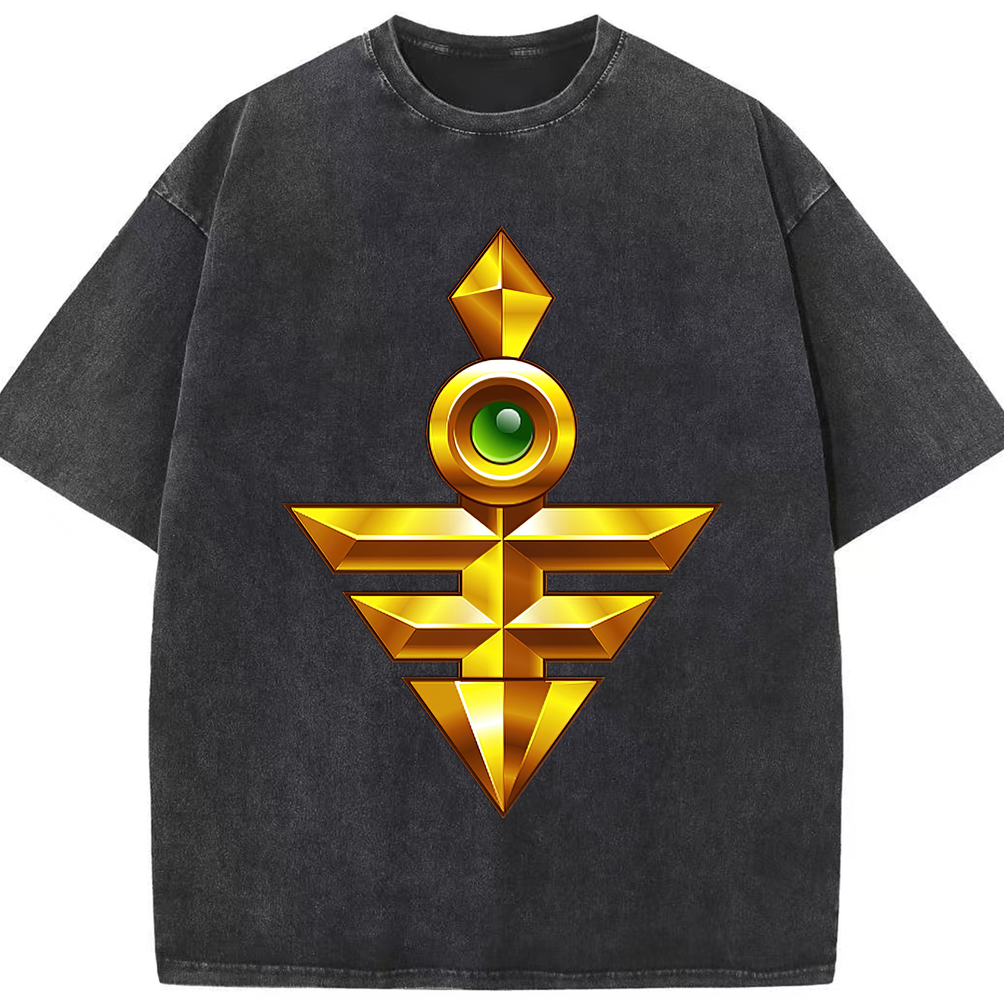 （画像用） 遊☆戯☆王 Yu-Gi-Oh! 綿100% ヴィンテージ風 半袖Tシャツ（フロントプリント）