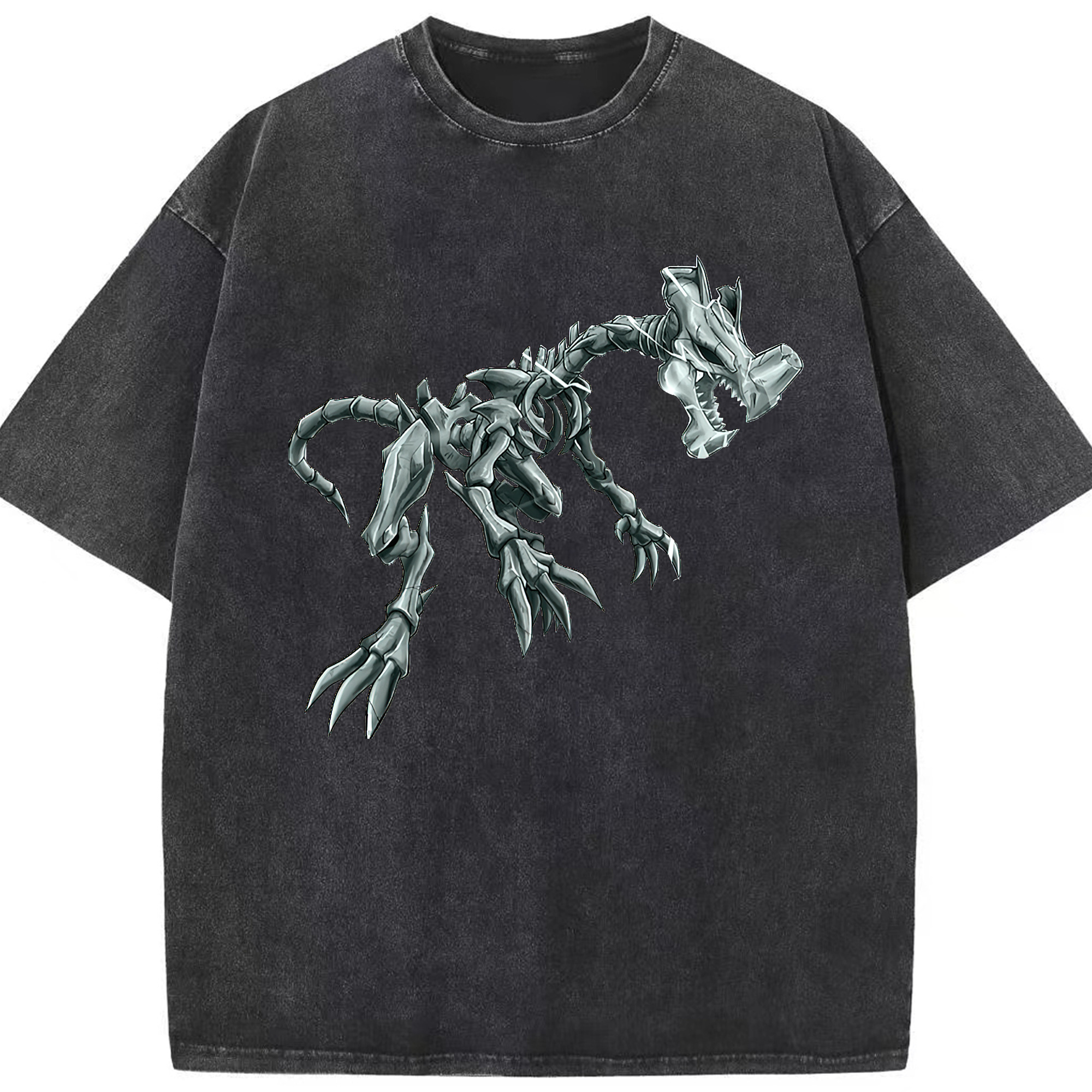 （画像用） 遊☆戯☆王 Yu-Gi-Oh! 綿100% ヴィンテージ風 半袖Tシャツ（フロントプリント）