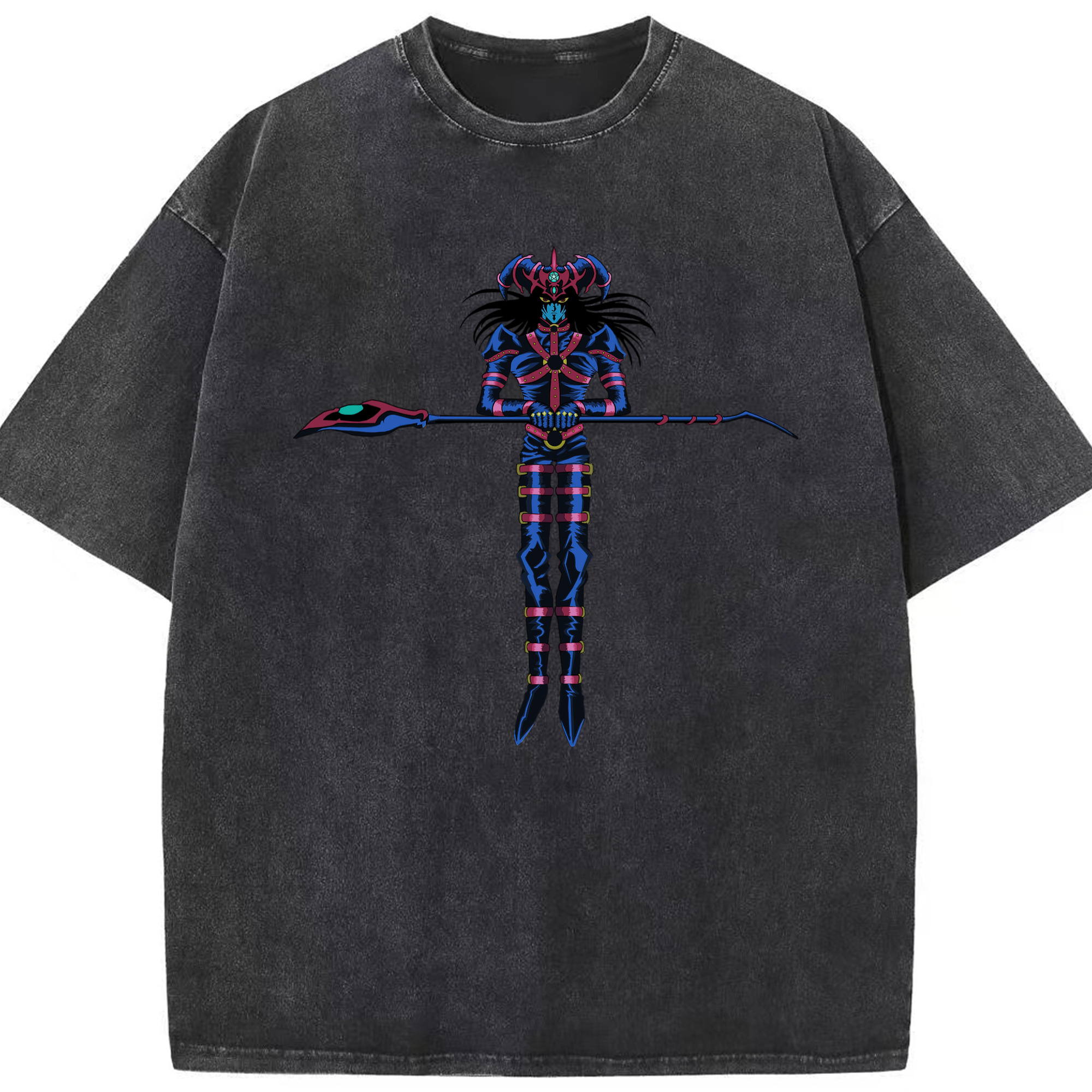 （画像用） 遊☆戯☆王 Yu-Gi-Oh! 綿100% ヴィンテージ風 半袖Tシャツ（フロントプリント）