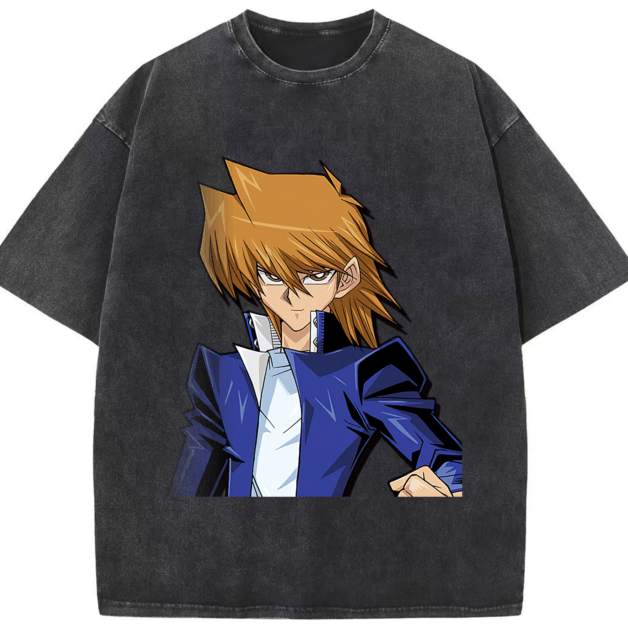 （画像用） 遊☆戯☆王 Yu-Gi-Oh! 綿100% ヴィンテージ風 半袖Tシャツ（フロントプリント）