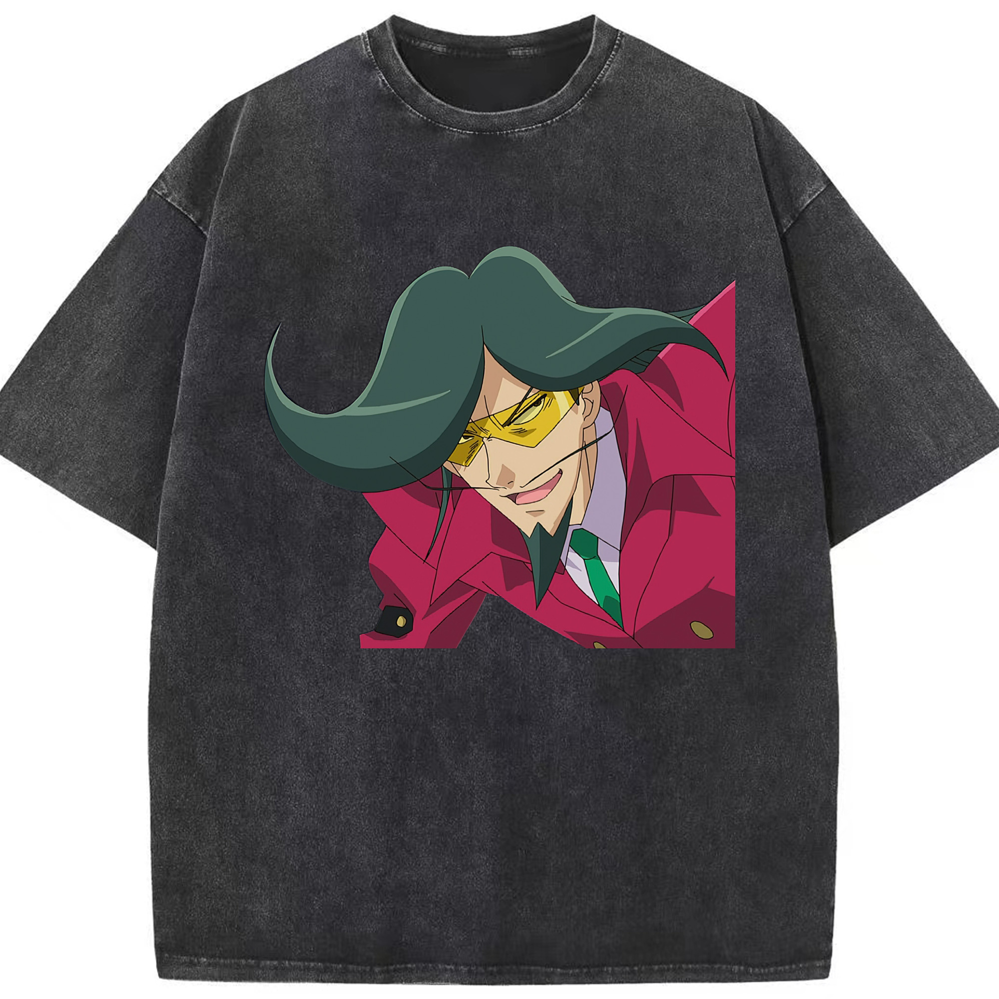 （画像用） 遊☆戯☆王 Yu-Gi-Oh! 綿100% ヴィンテージ風 半袖Tシャツ（フロントプリント）
