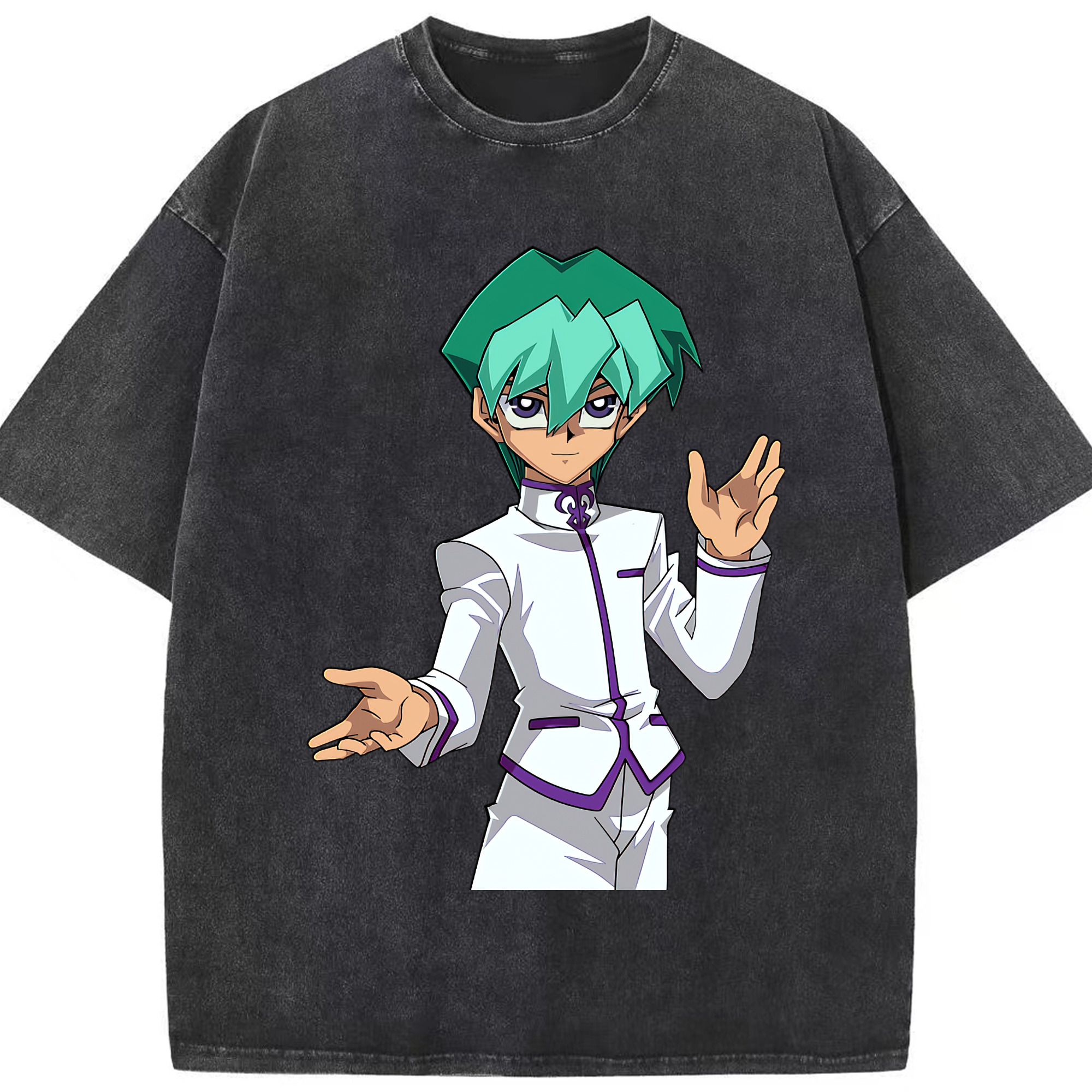 （画像用） 遊☆戯☆王 Yu-Gi-Oh! 綿100% ヴィンテージ風 半袖Tシャツ（フロントプリント）