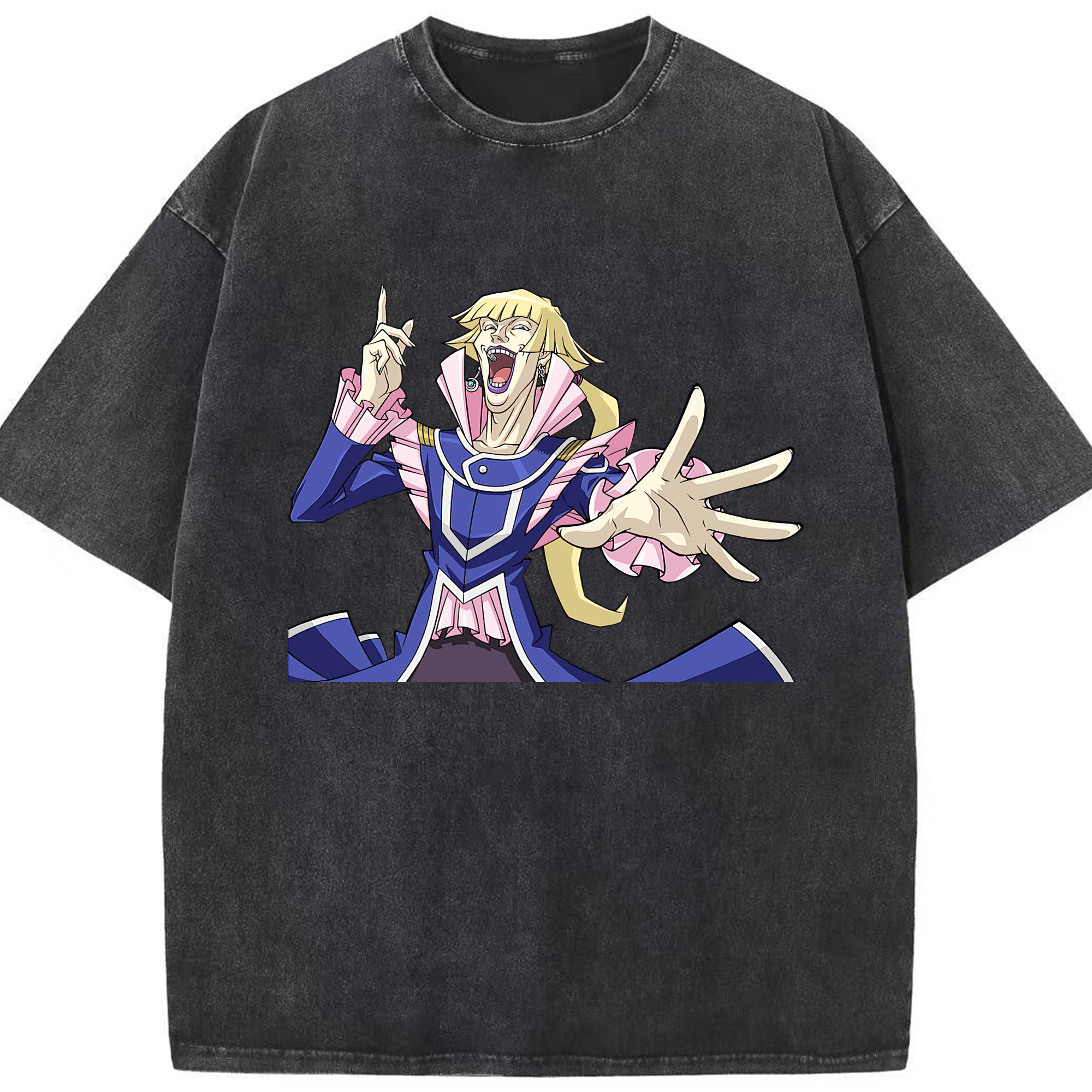（画像用） 遊☆戯☆王 Yu-Gi-Oh! 綿100% ヴィンテージ風 半袖Tシャツ（フロントプリント）