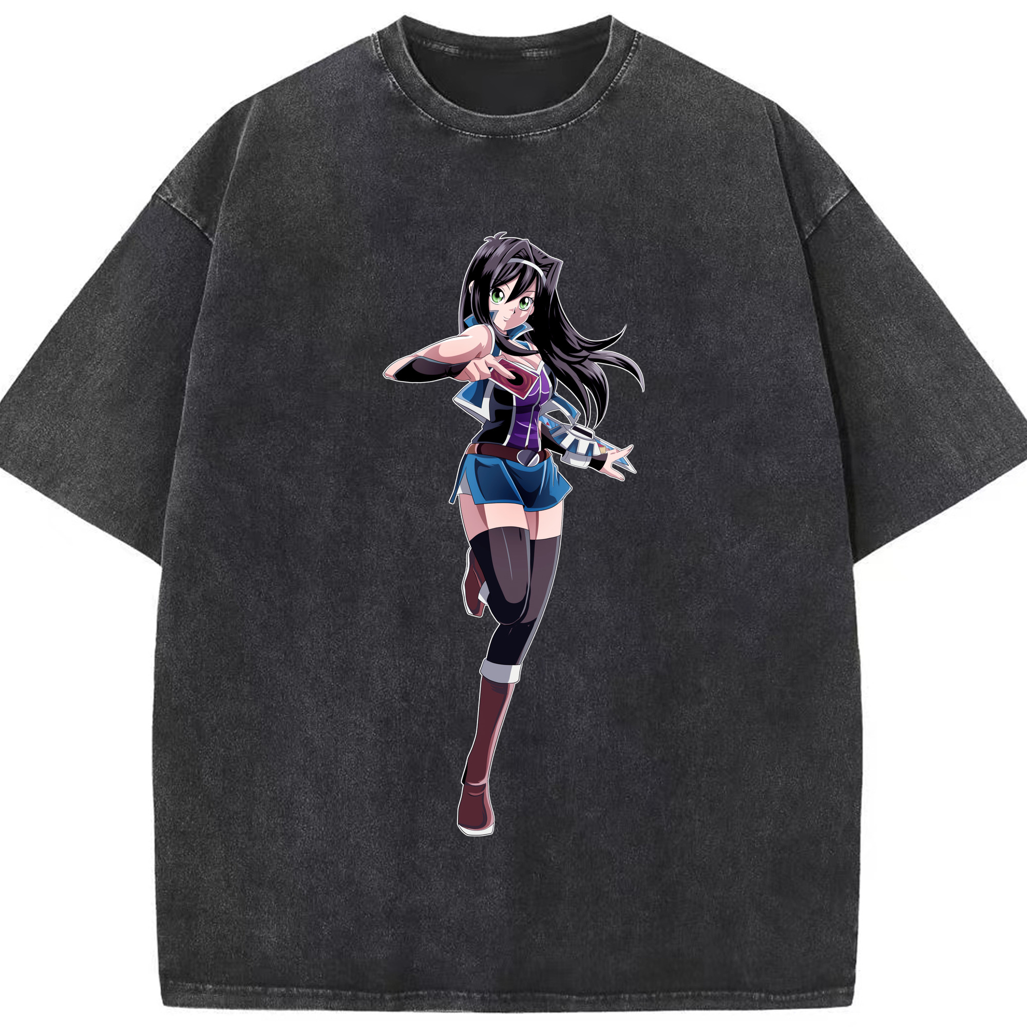 （画像用） 遊☆戯☆王 Yu-Gi-Oh! 綿100% ヴィンテージ風 半袖Tシャツ（フロントプリント）