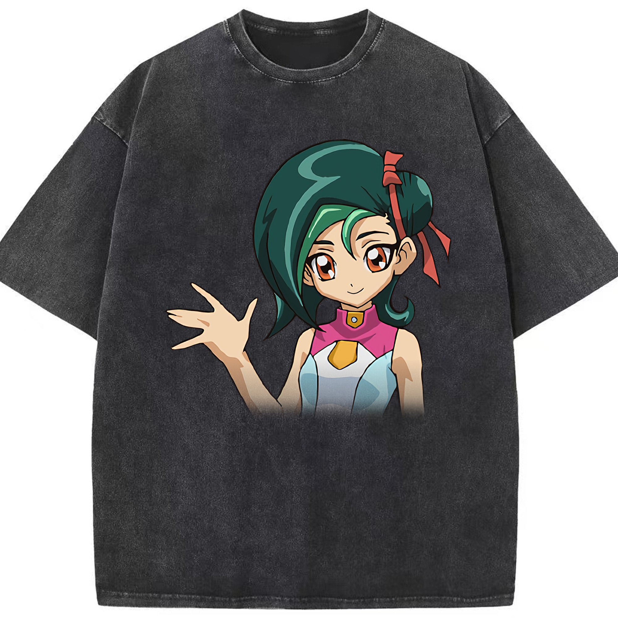 （画像用） 遊☆戯☆王 Yu-Gi-Oh! 綿100% ヴィンテージ風 半袖Tシャツ（フロントプリント）