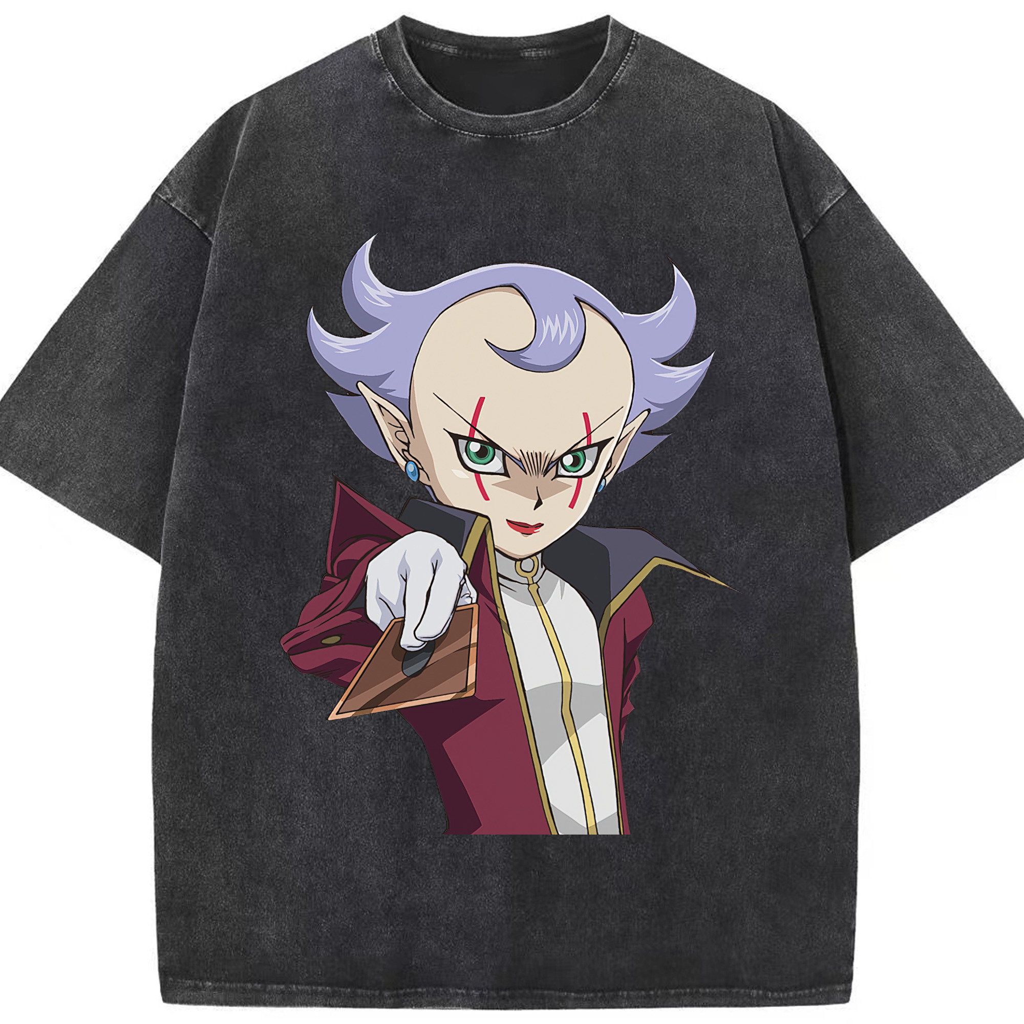 （画像用） 遊☆戯☆王 Yu-Gi-Oh! 綿100% ヴィンテージ風 半袖Tシャツ（フロントプリント）