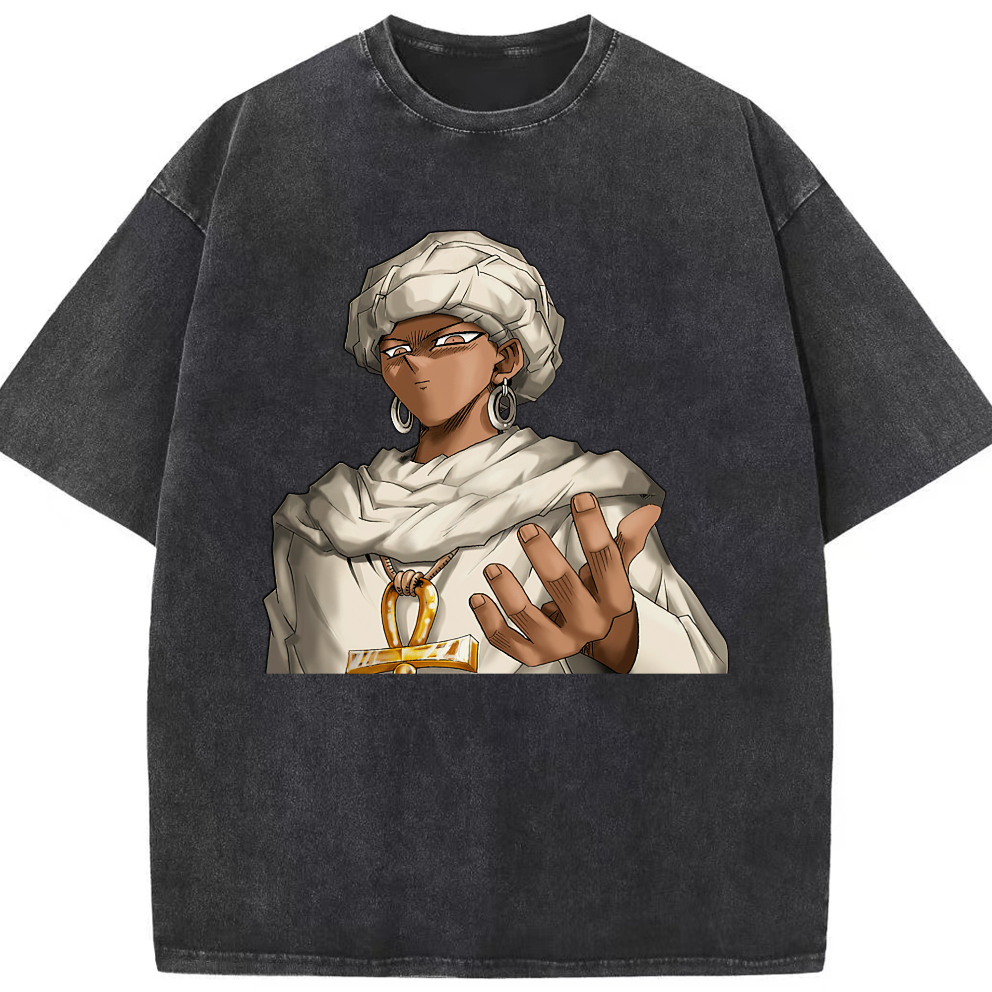 （画像用） 遊☆戯☆王 Yu-Gi-Oh! 綿100% ヴィンテージ風 半袖Tシャツ（フロントプリント）