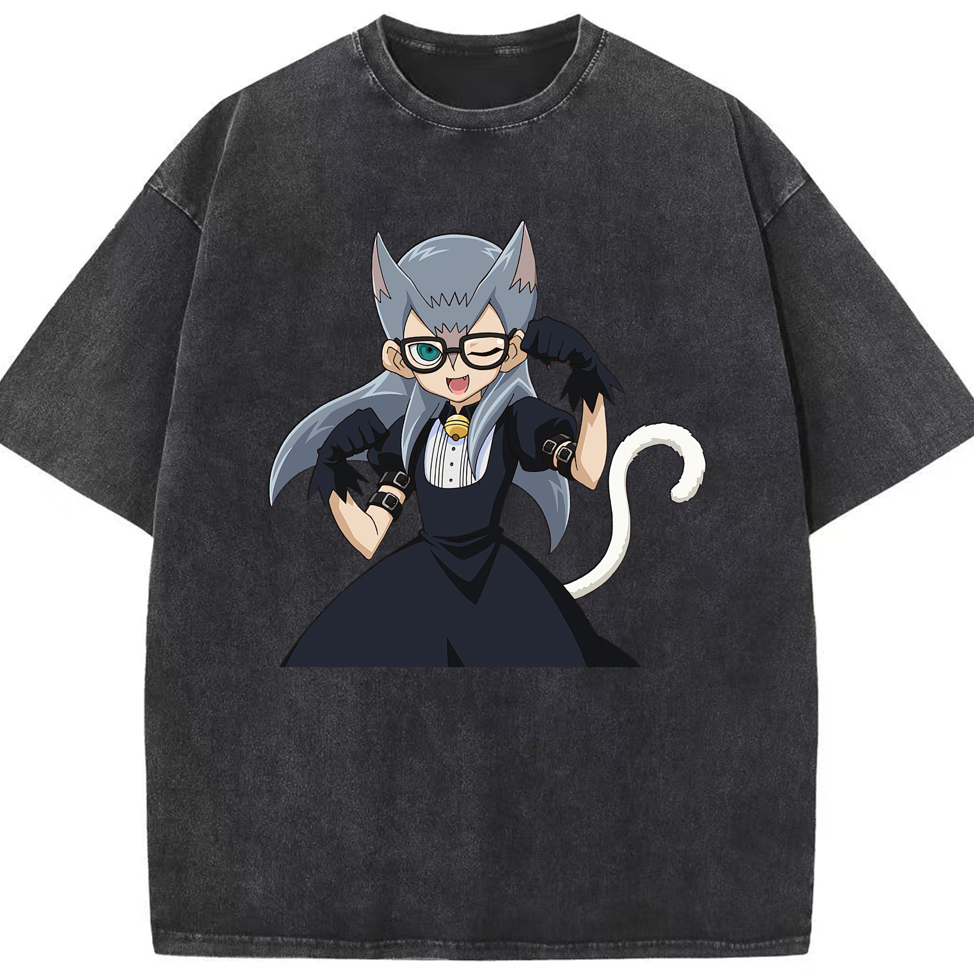 （画像用） 遊☆戯☆王 Yu-Gi-Oh! 綿100% ヴィンテージ風 半袖Tシャツ（フロントプリント）