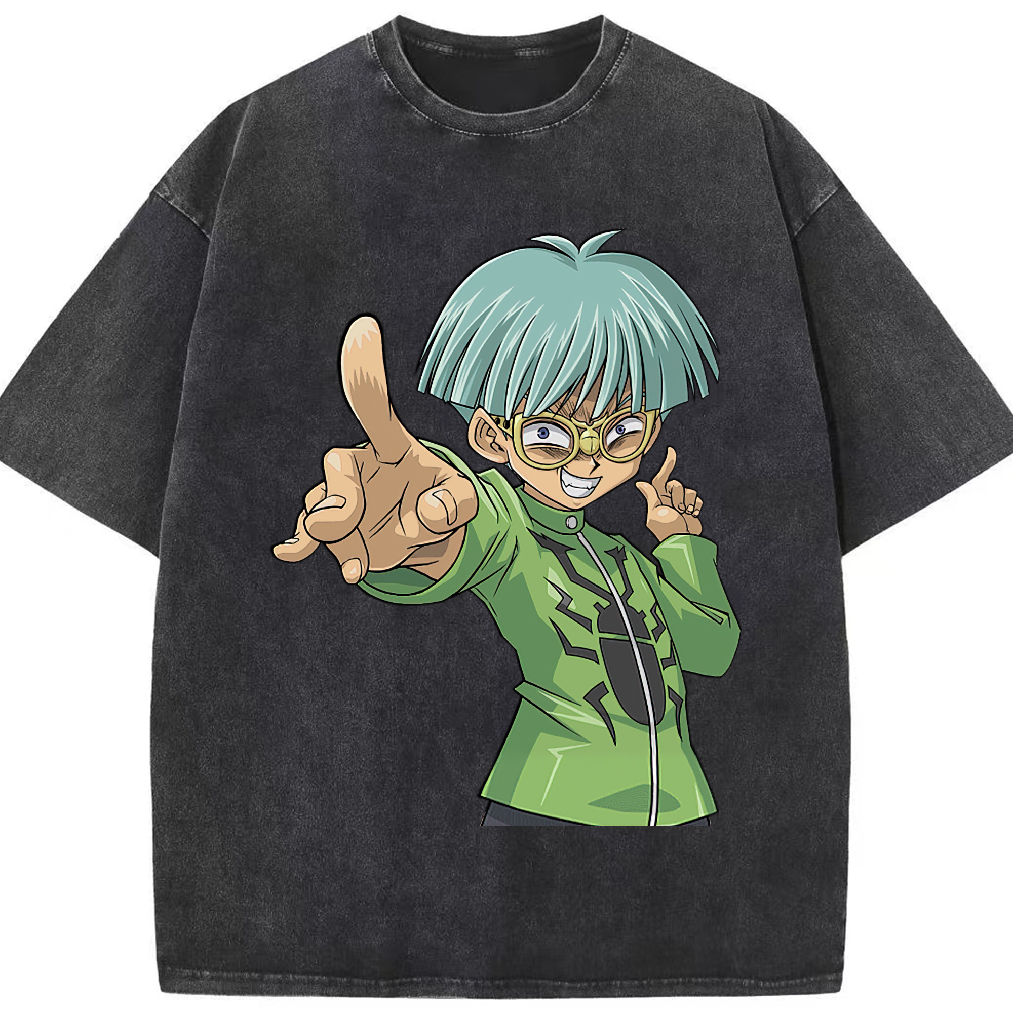 （画像用） 遊☆戯☆王 Yu-Gi-Oh! 綿100% ヴィンテージ風 半袖Tシャツ（フロントプリント）