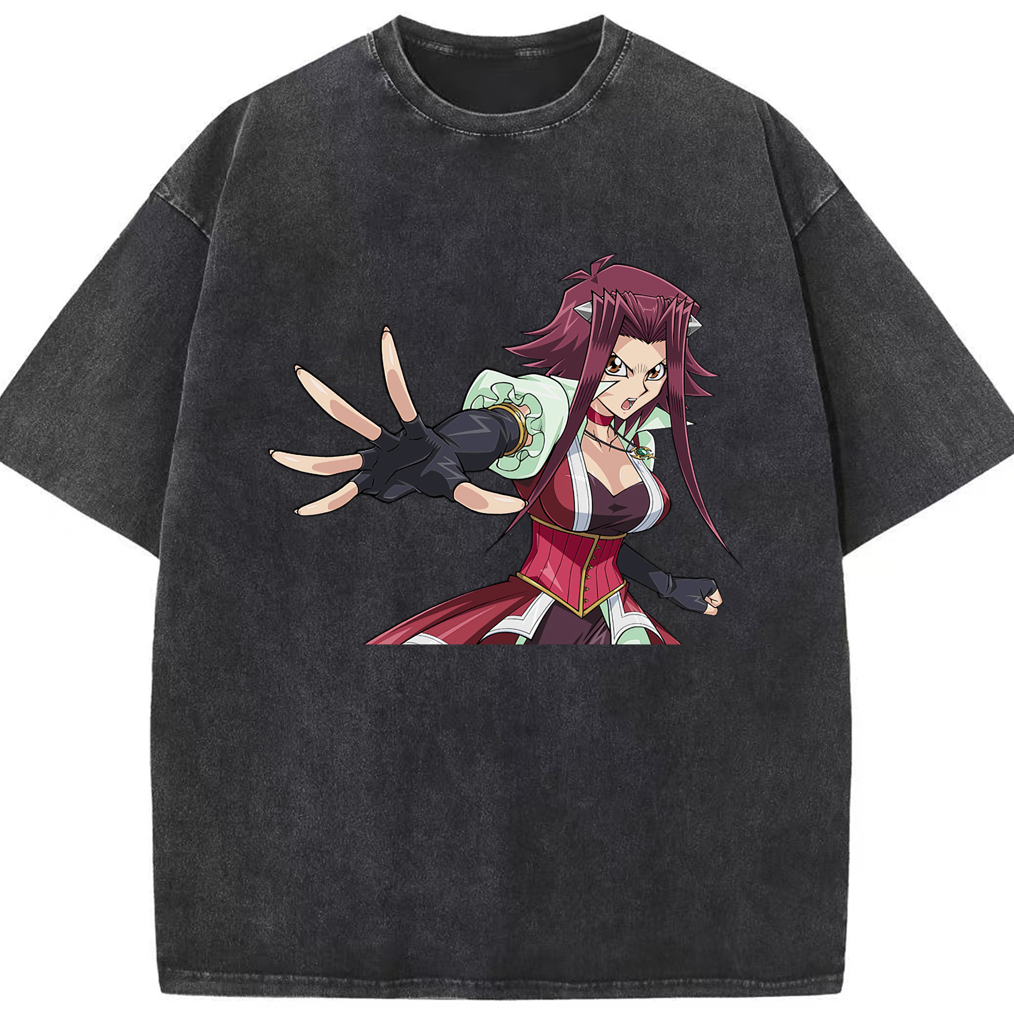 （画像用） 遊☆戯☆王 Yu-Gi-Oh! 綿100% ヴィンテージ風 半袖Tシャツ（フロントプリント）
