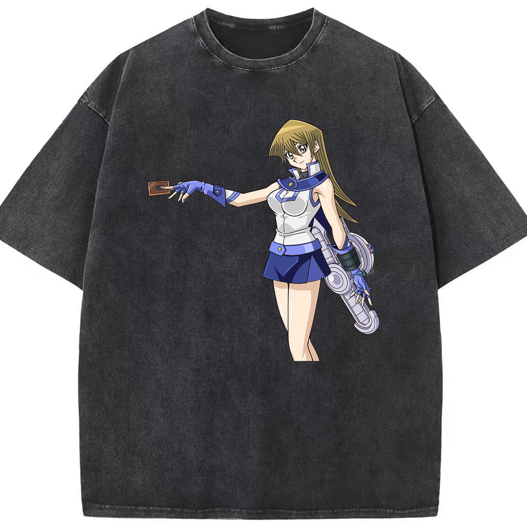 （画像用） 遊☆戯☆王 Yu-Gi-Oh! 綿100% ヴィンテージ風 半袖Tシャツ（フロントプリント）