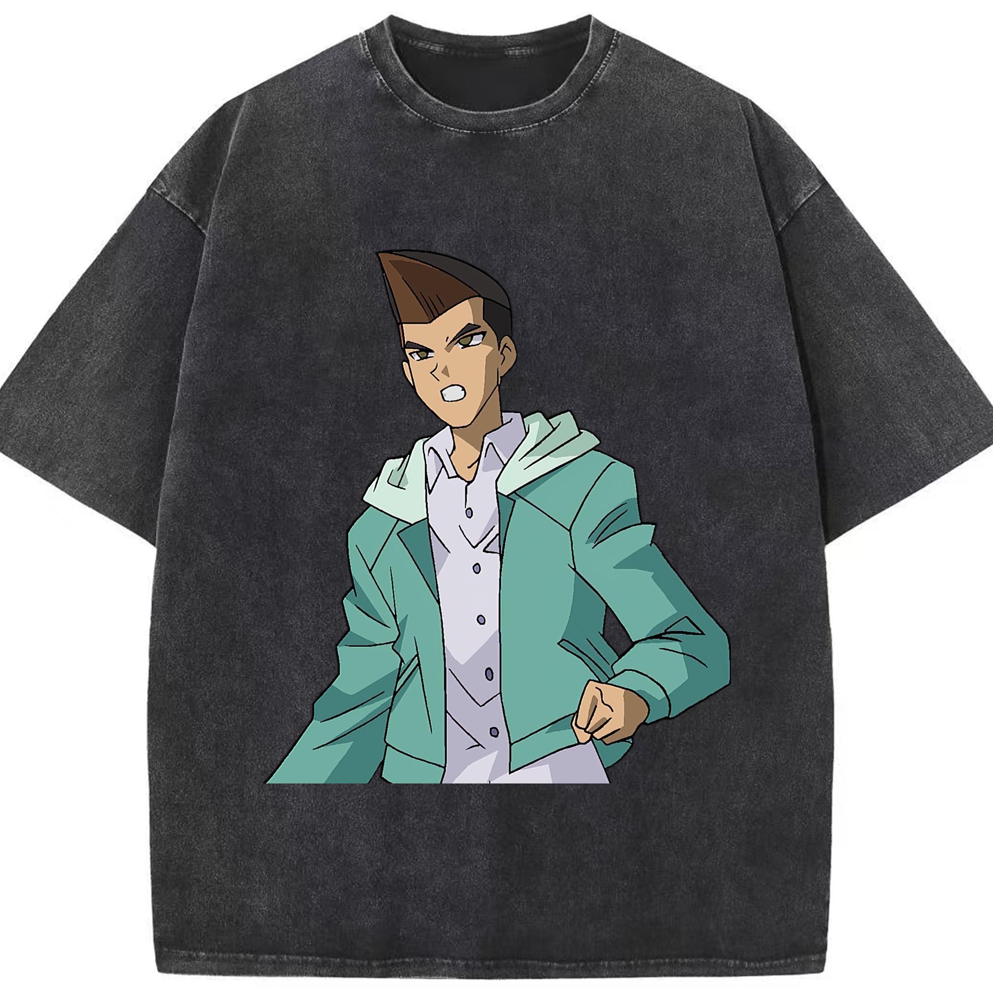 （画像用） 遊☆戯☆王 Yu-Gi-Oh! 綿100% ヴィンテージ風 半袖Tシャツ（フロントプリント）