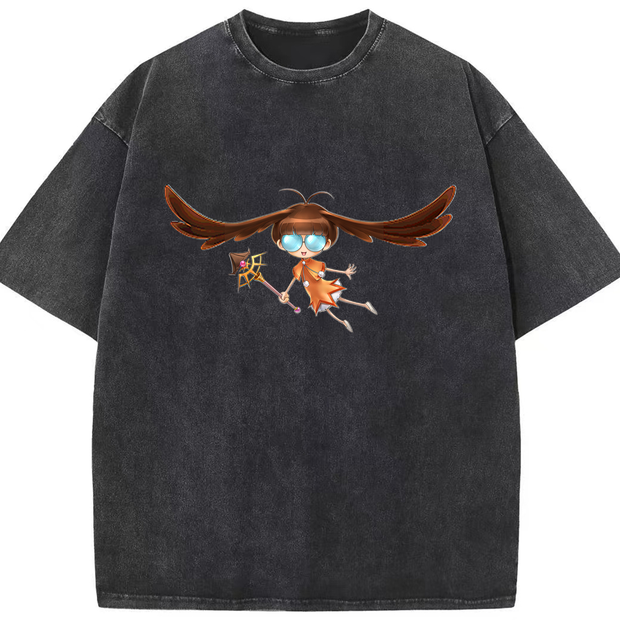 （画像用） 遊☆戯☆王 Yu-Gi-Oh! 綿100% ヴィンテージ風 半袖Tシャツ（フロントプリント）