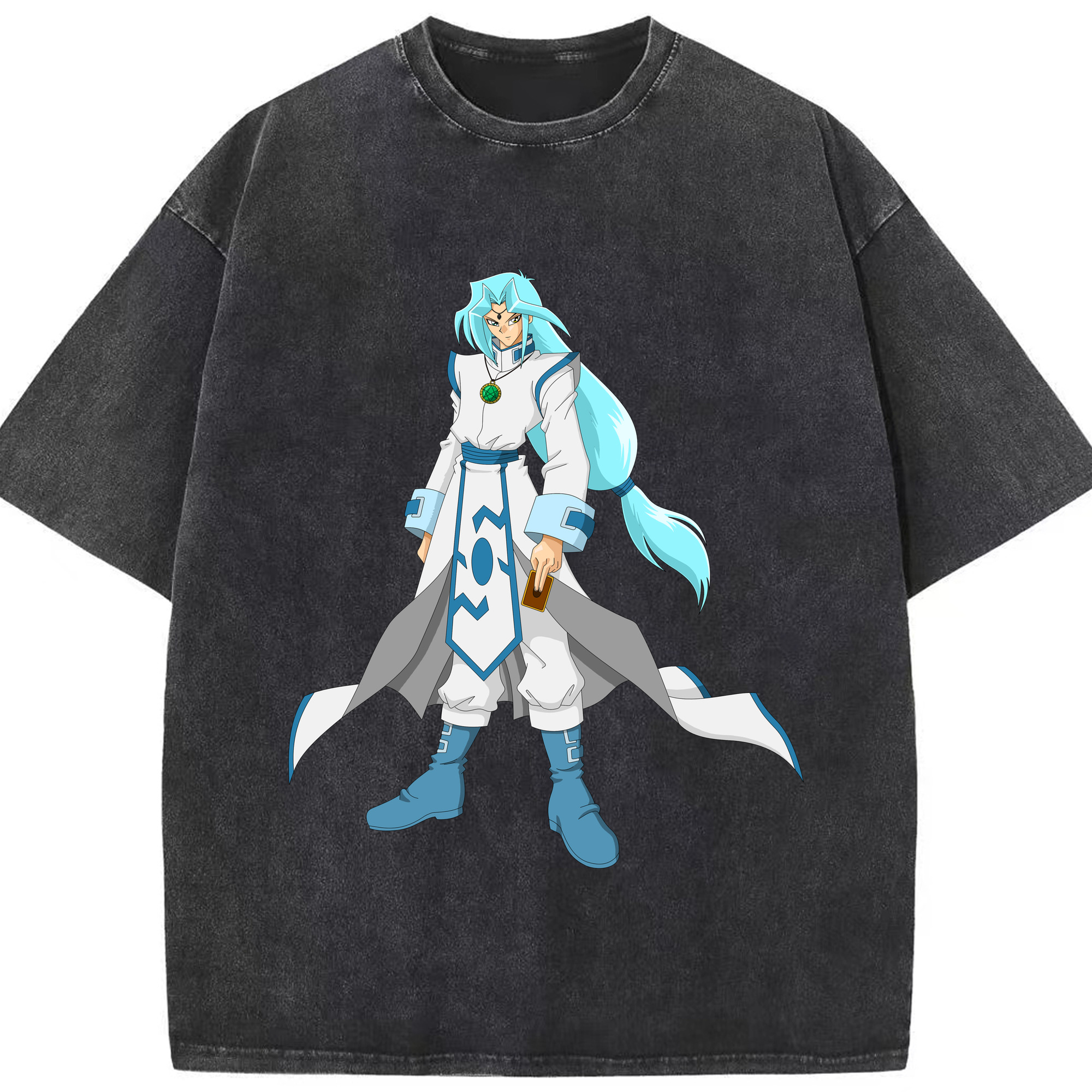 （画像用） 遊☆戯☆王 Yu-Gi-Oh! 綿100% ヴィンテージ風 半袖Tシャツ（フロントプリント）