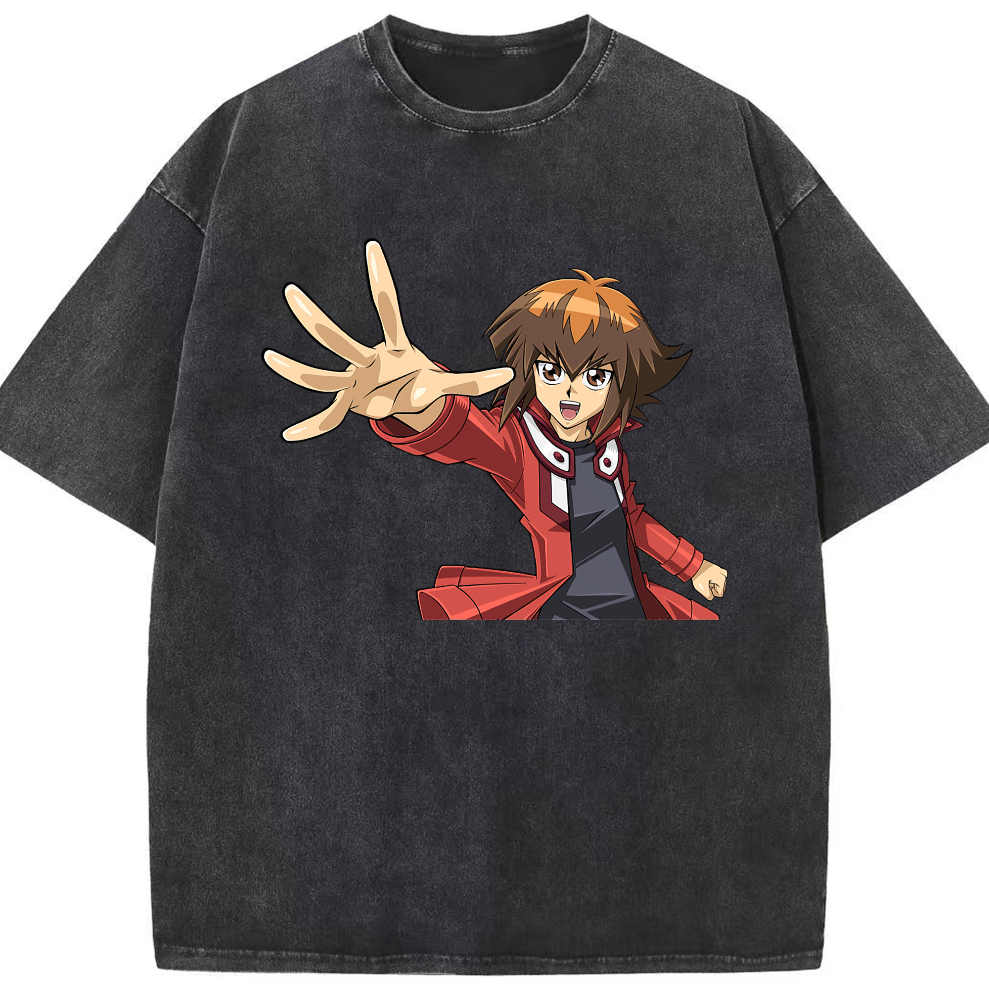 （画像用） 遊☆戯☆王 Yu-Gi-Oh! 綿100% ヴィンテージ風 半袖Tシャツ（フロントプリント）