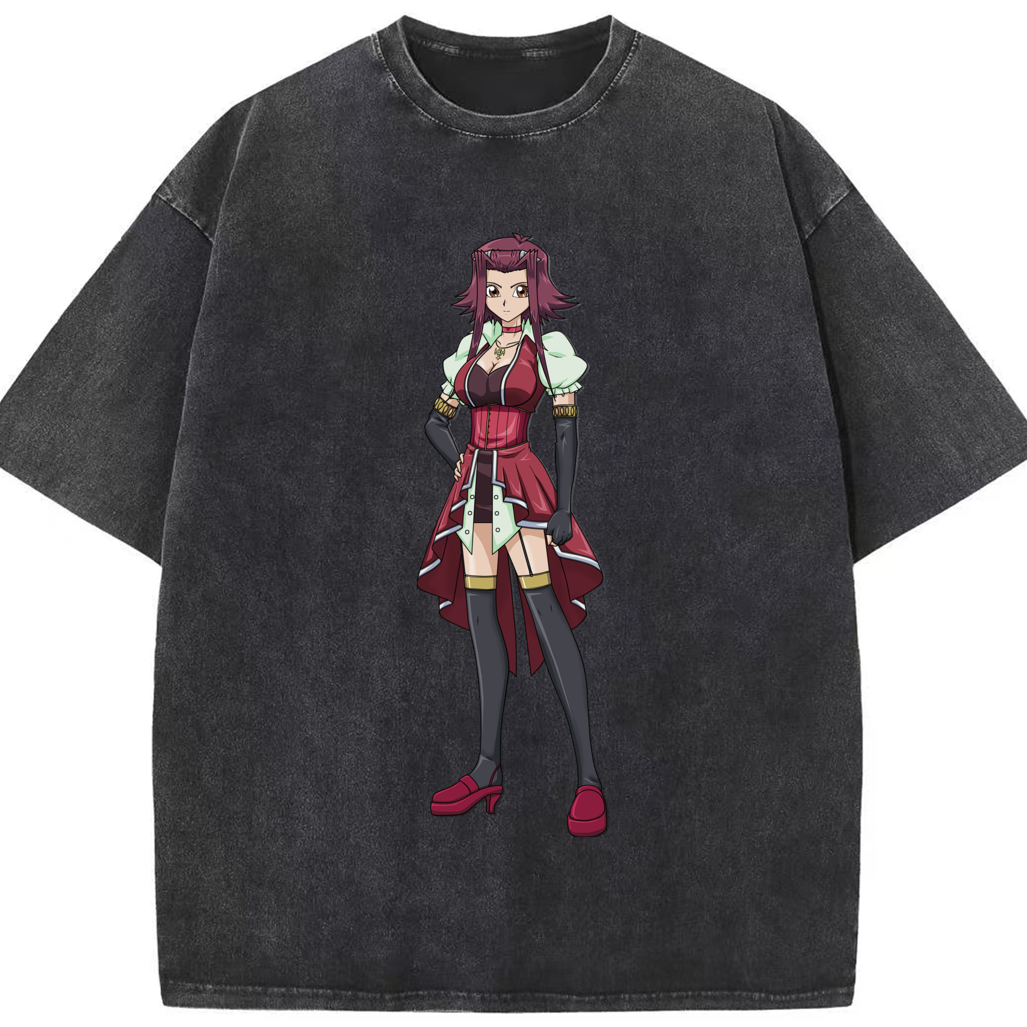 （画像用） 遊☆戯☆王 Yu-Gi-Oh! 綿100% ヴィンテージ風 半袖Tシャツ（フロントプリント）